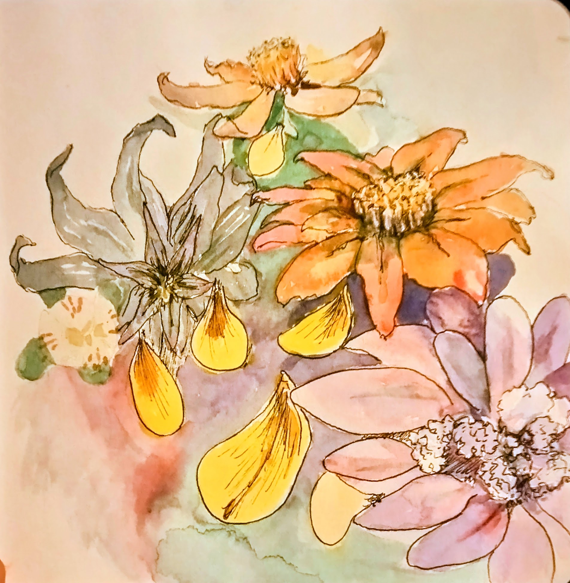 Watercolor Flower Painting