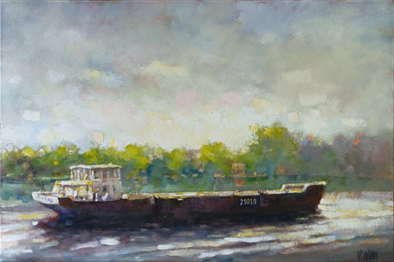 Danube, 24x36 in