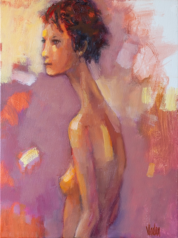 Her Neat Figure, 24x18 in