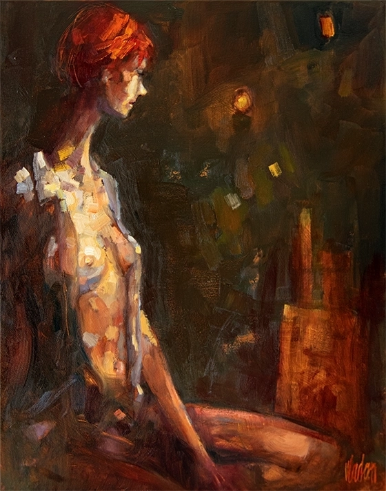 Offstage, 28x22 in