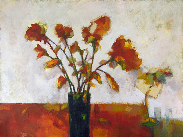 Table With Flowers, 36x48 in
