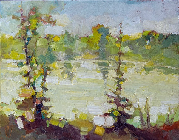 Pond, 11x14 in