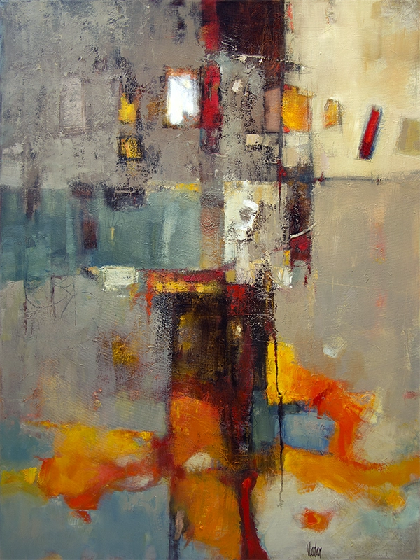 Composition II, 48x36 in