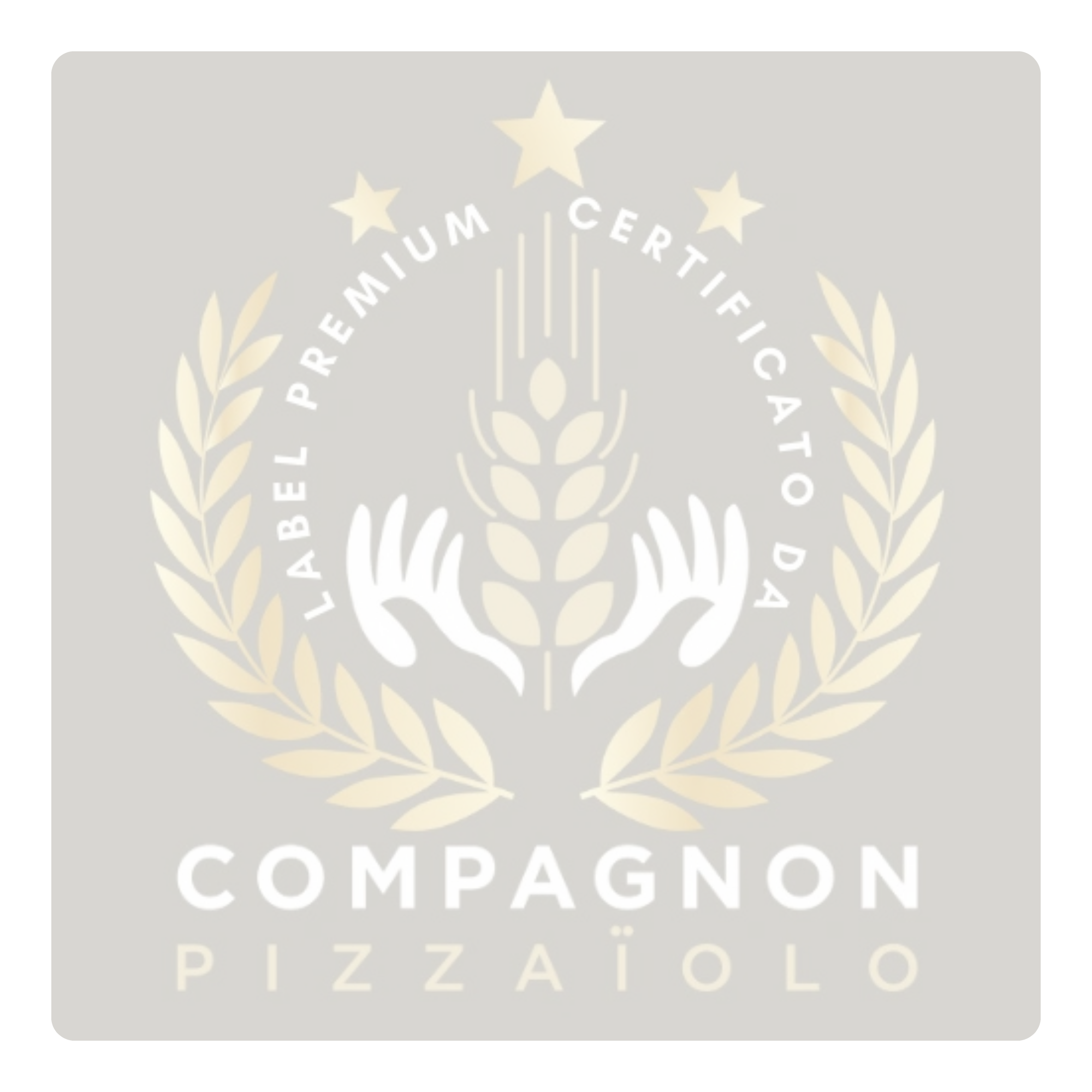 Stickers vitrine Compagnon Pizzaiolo