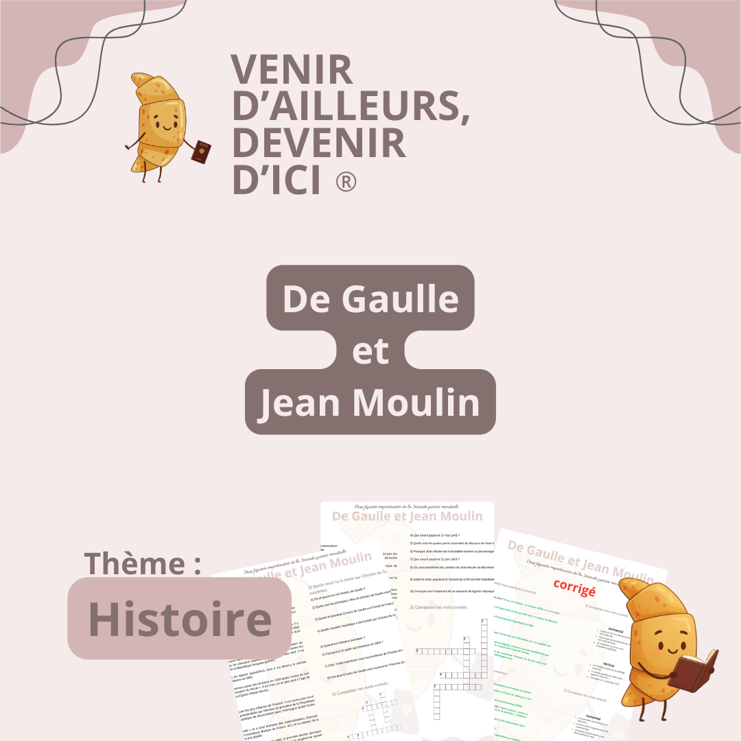 De Gaulle et Jean Moulin 