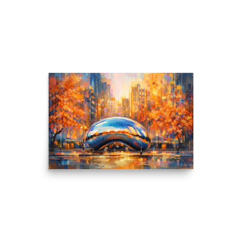Chicago Bean Print