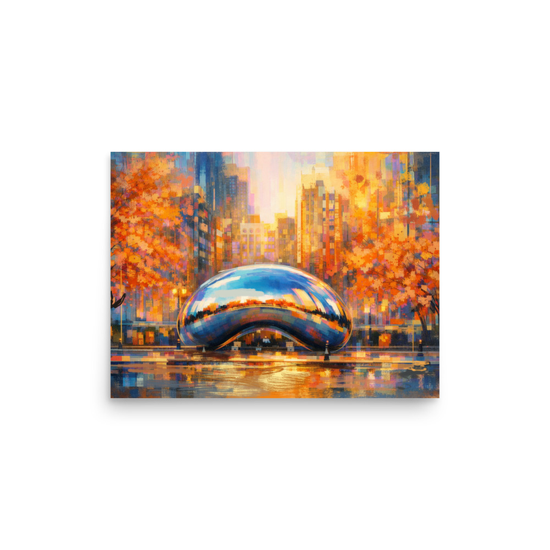 Chicago Bean Print