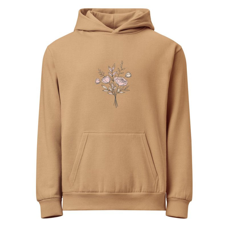Flowered hoodie