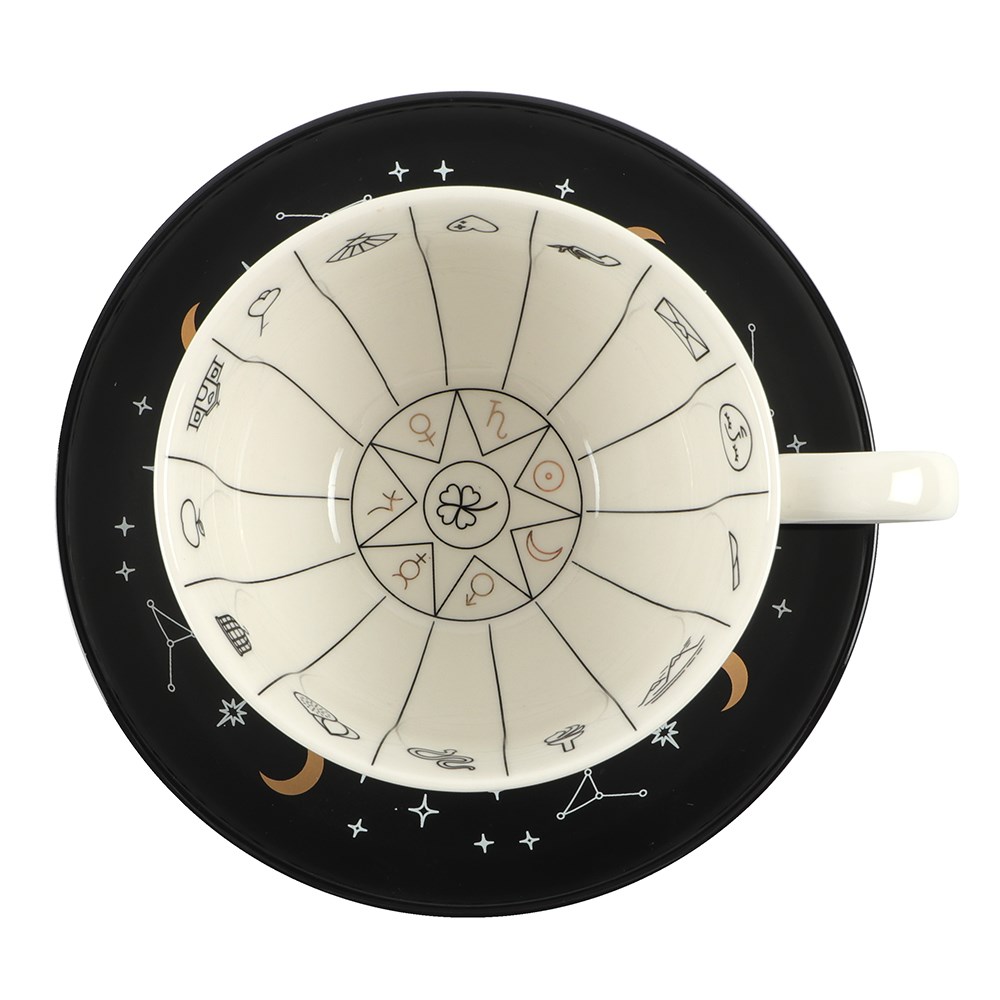 Keramikinis arbatos puodelis ateities skaitymams