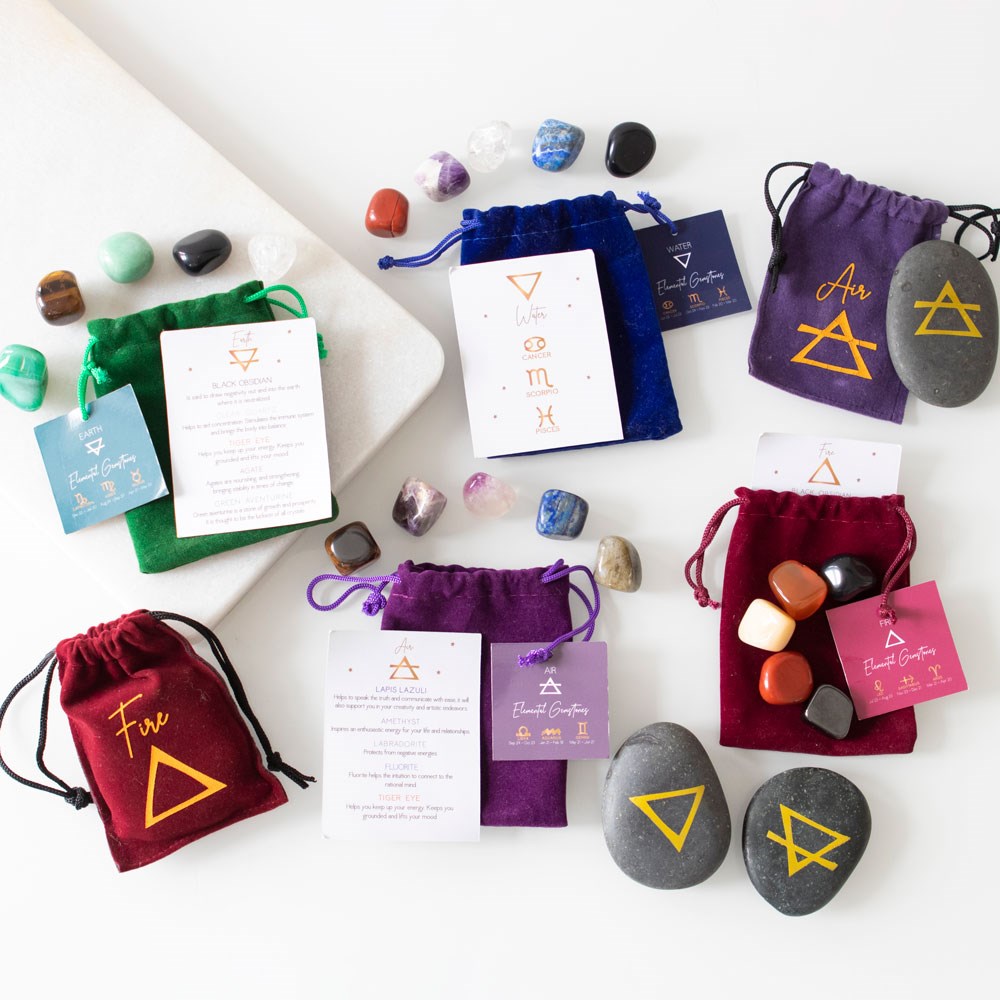 Kristalų rinkinys - Oro elementai