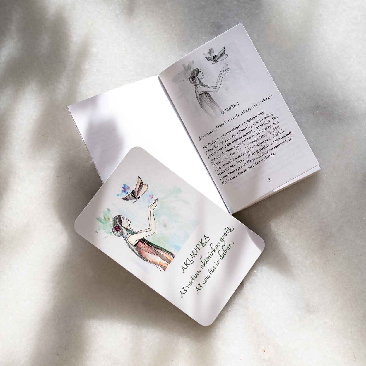 Afirmacijų kortelės moterims