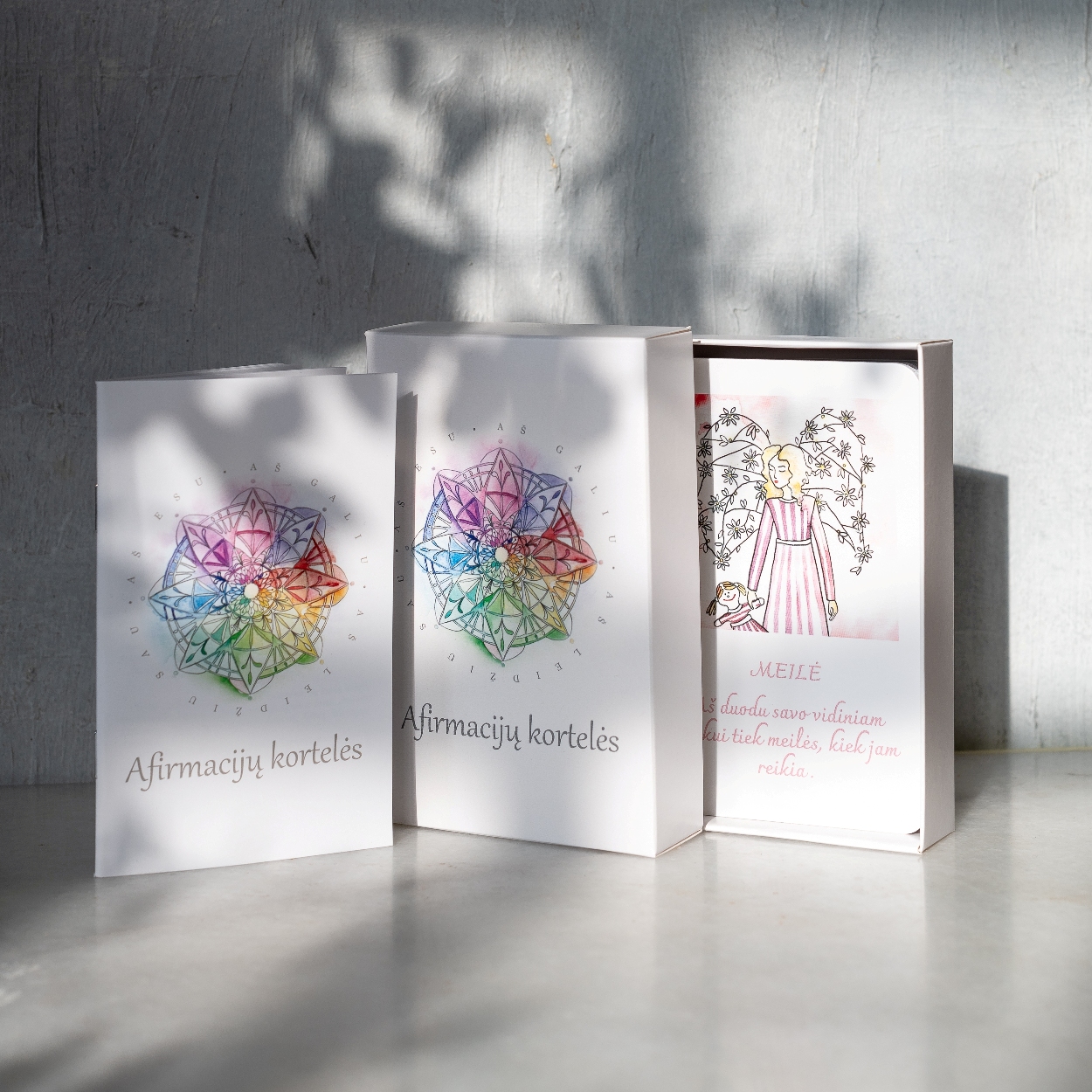 Afirmacijų kortelės moterims