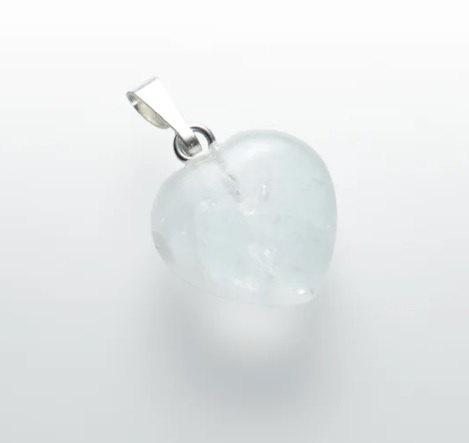 Kalnų krištolo pakabukas širdelė