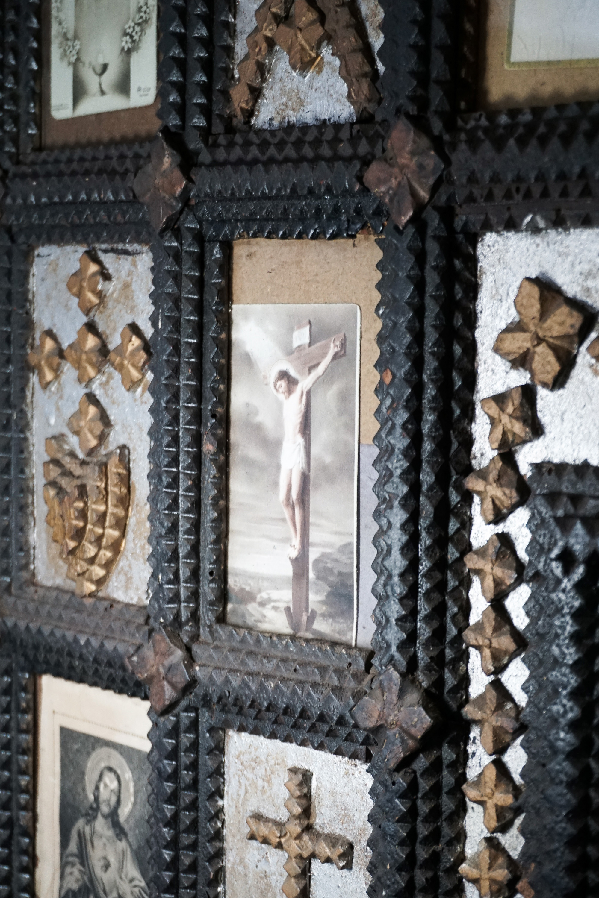 Tramp Art Religious frame
