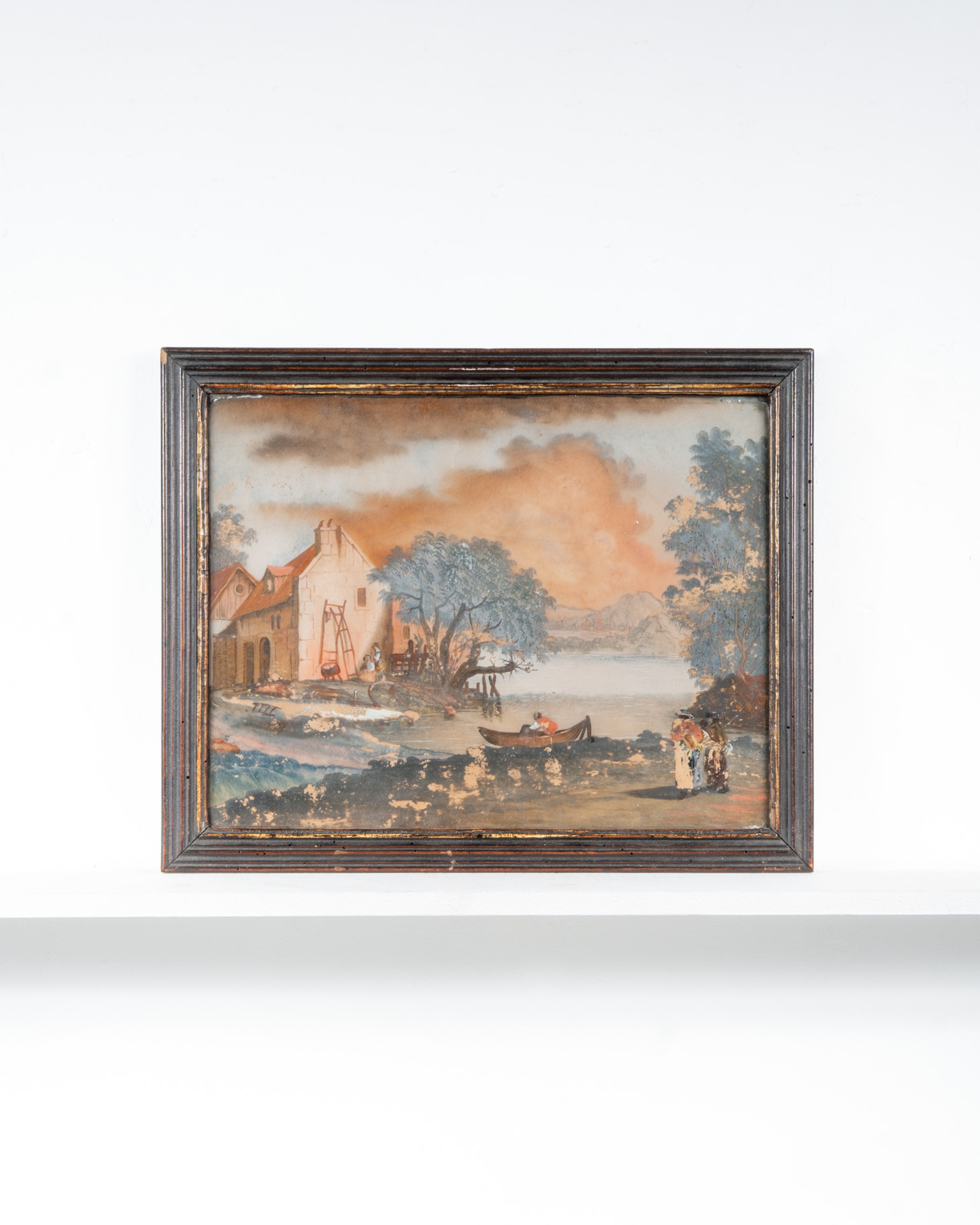 German Reverse Glass Painting