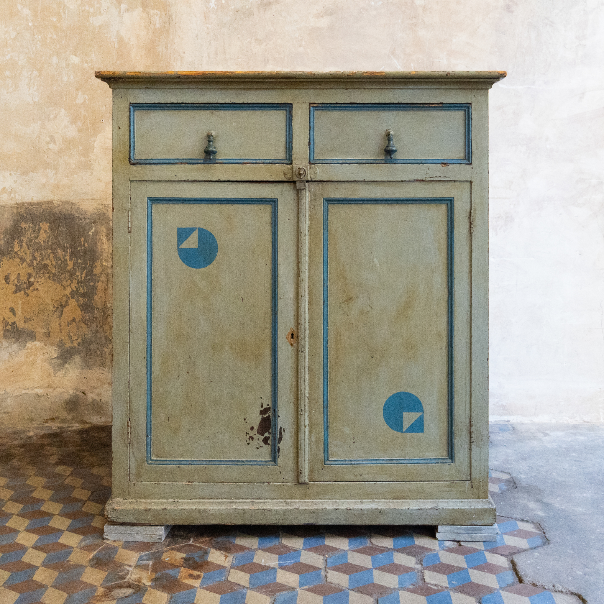 Modernist Painted Cabinet