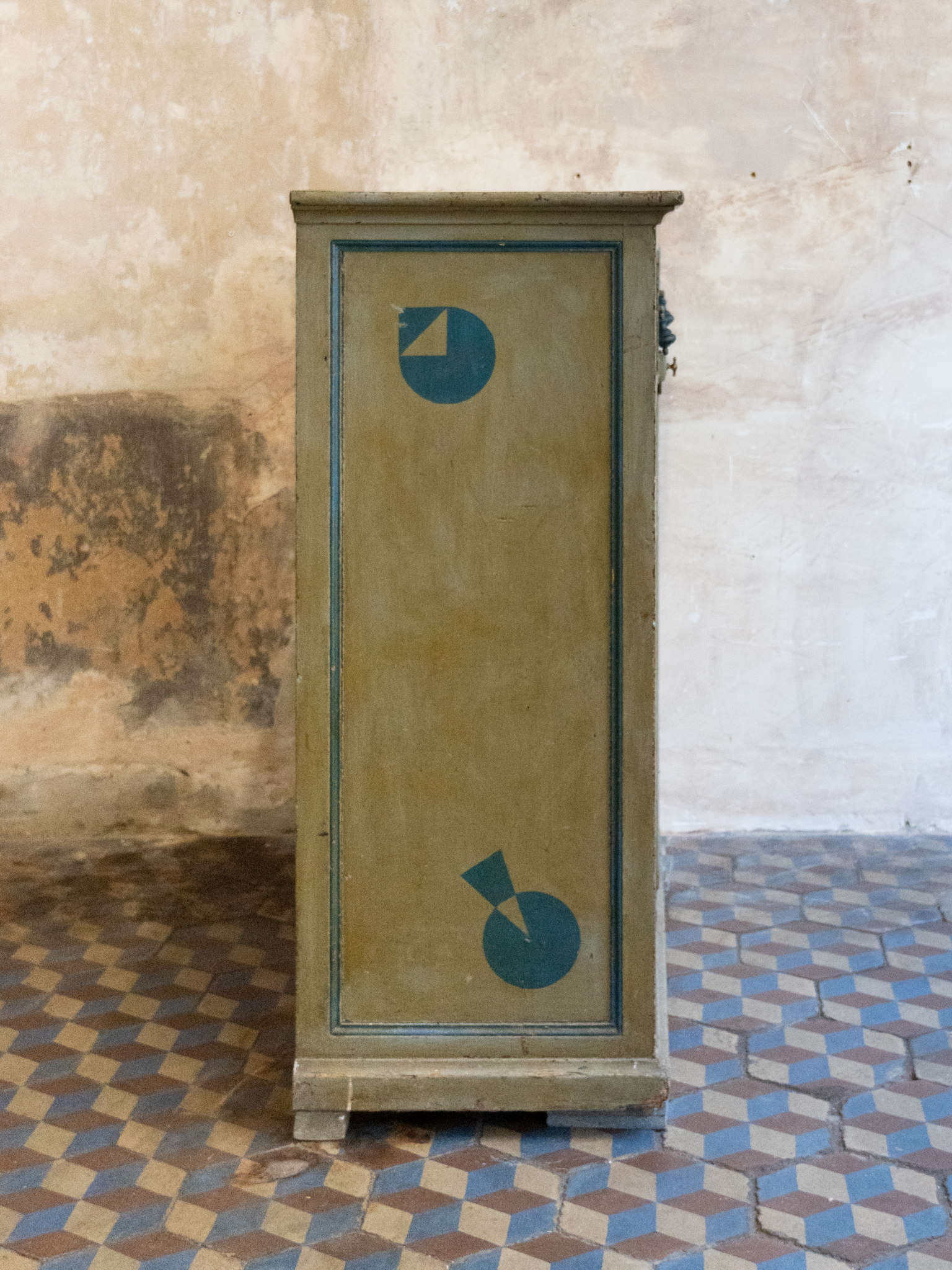 Modernist Painted Cabinet