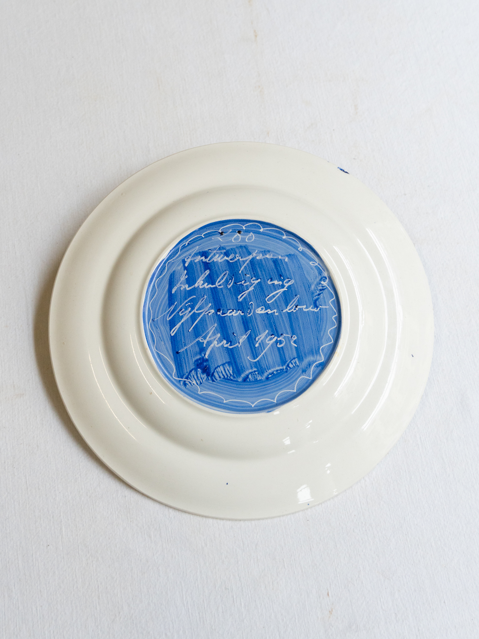 Zoo Van Antwerpen Plate 1952