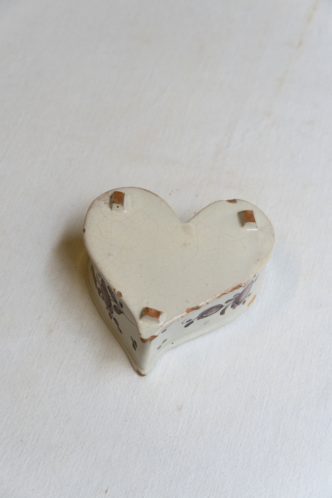 French Earthenware Inkwell