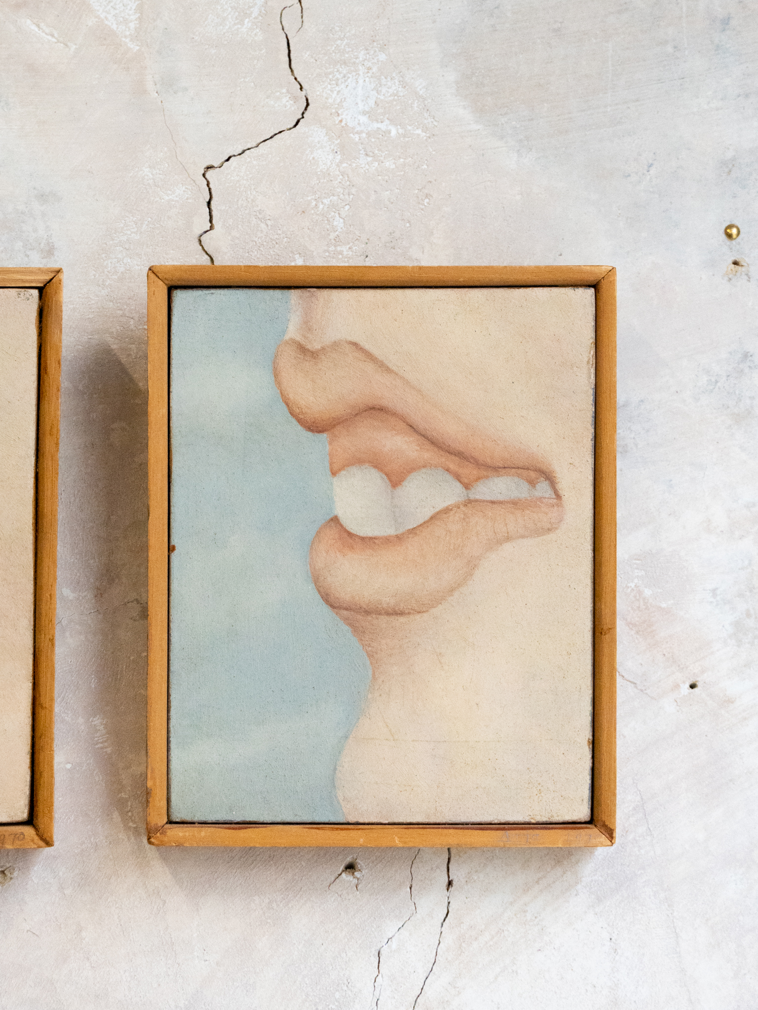 Arja van den Berg, 'Mond Gewoon & Lachende mond', 1970