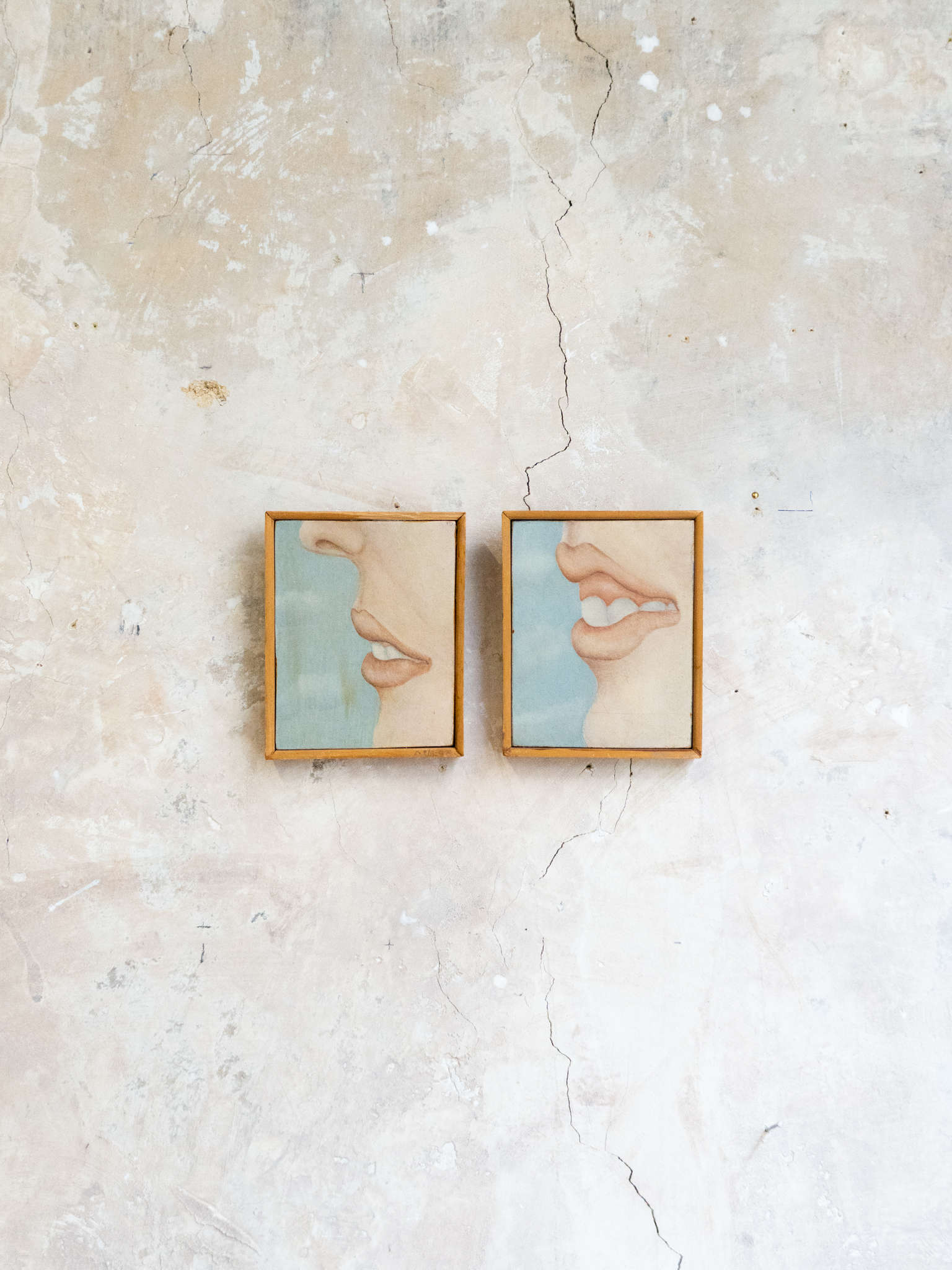 Arja van den Berg, 'Mond Gewoon & Lachende mond', 1970