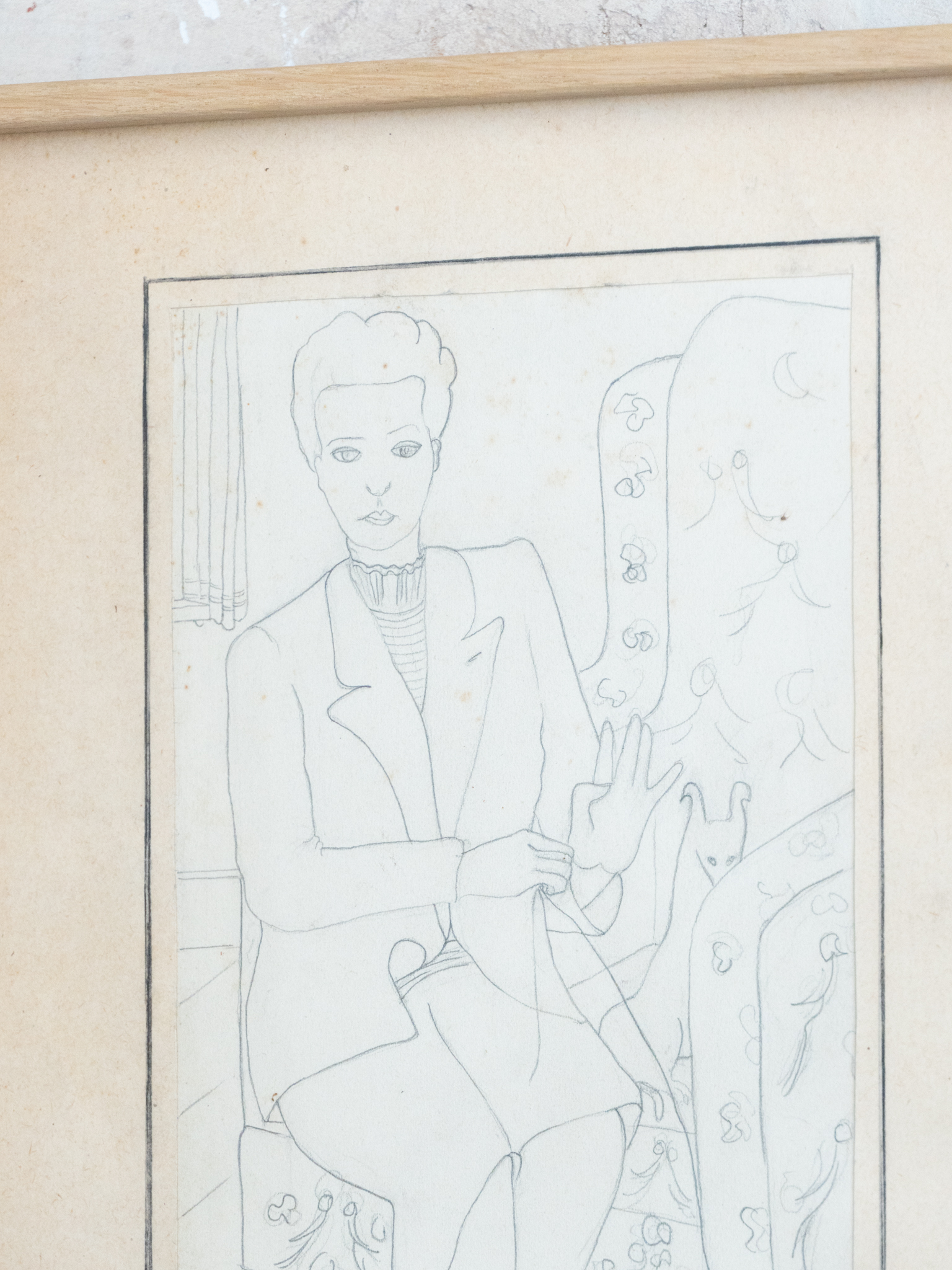 Jaqueline Nyns, Portrait With Dog