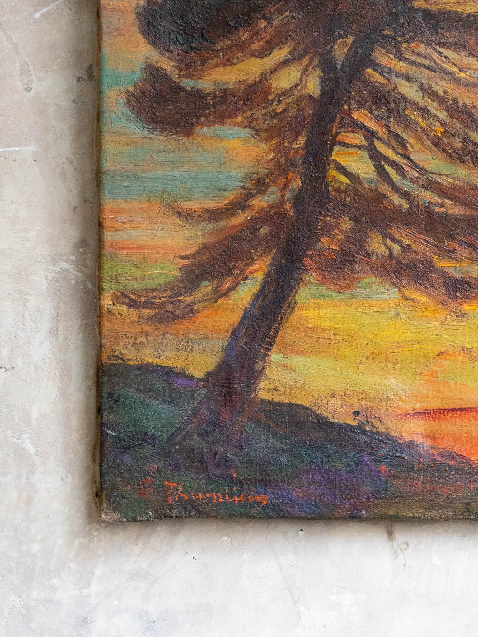Charles Theunissen, Denneboom In De Avond
