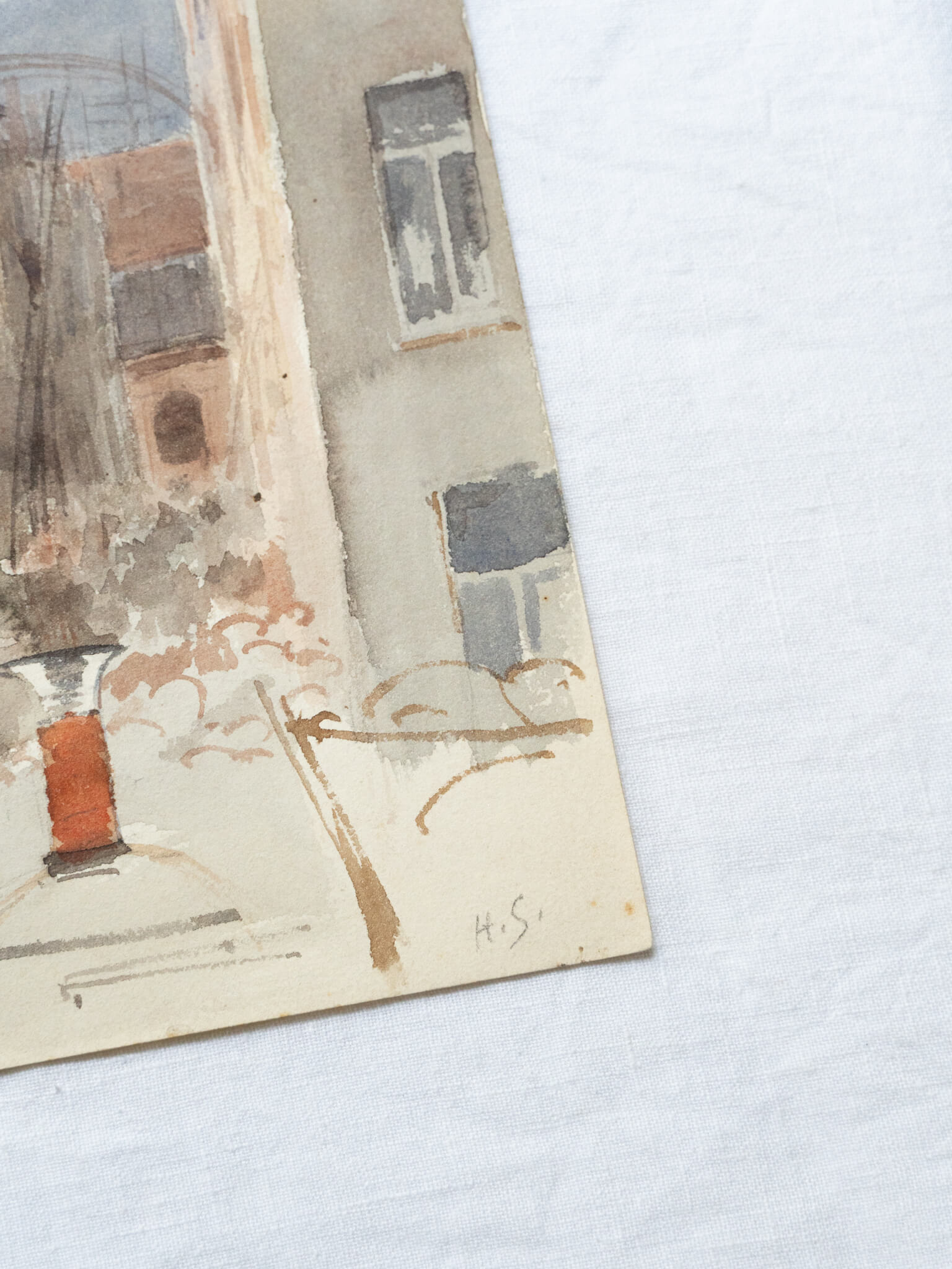 Henri Seghers, 'Brand Falconkazerne'