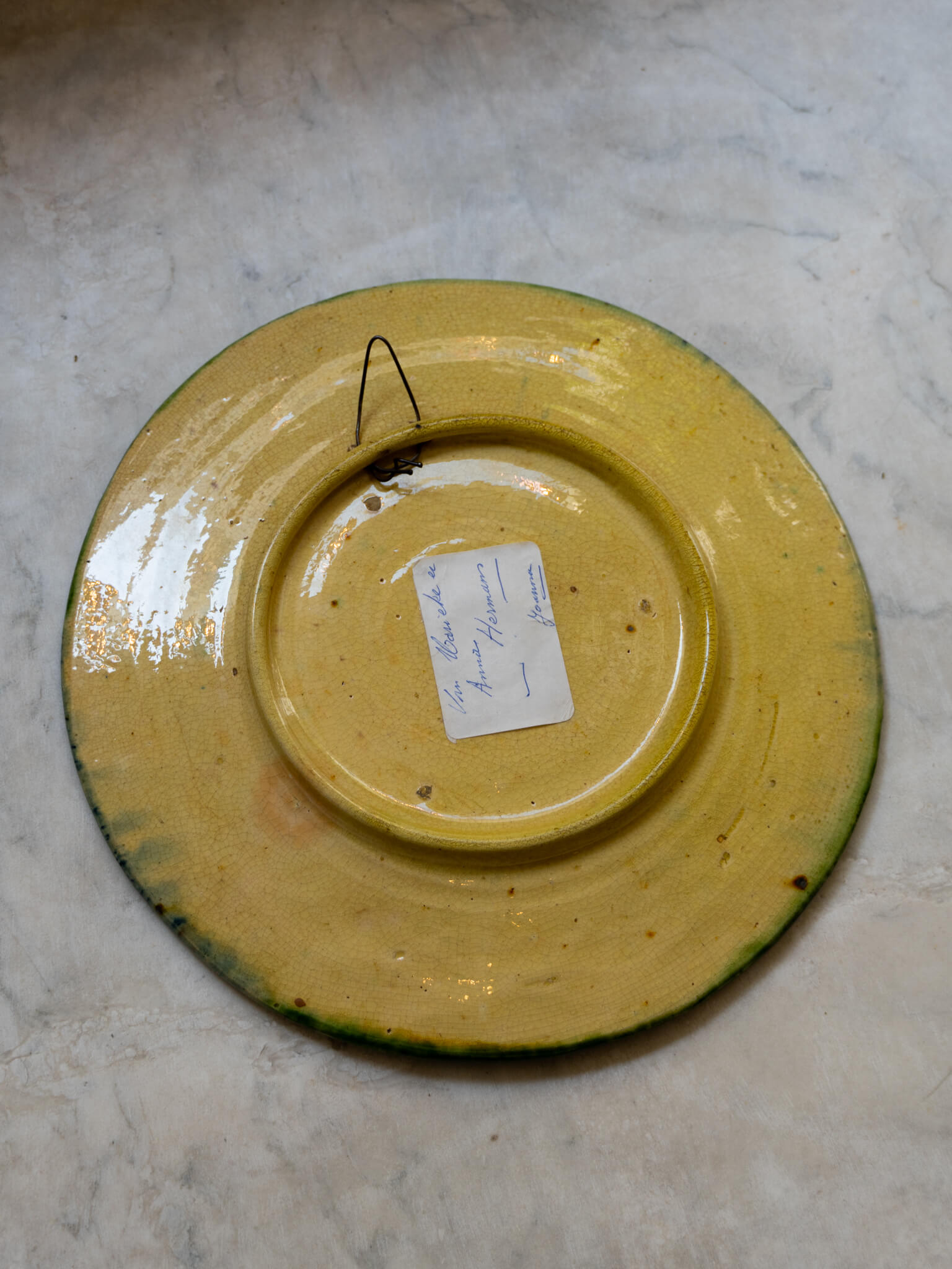 Flemish Earthenware Proverb Plate
