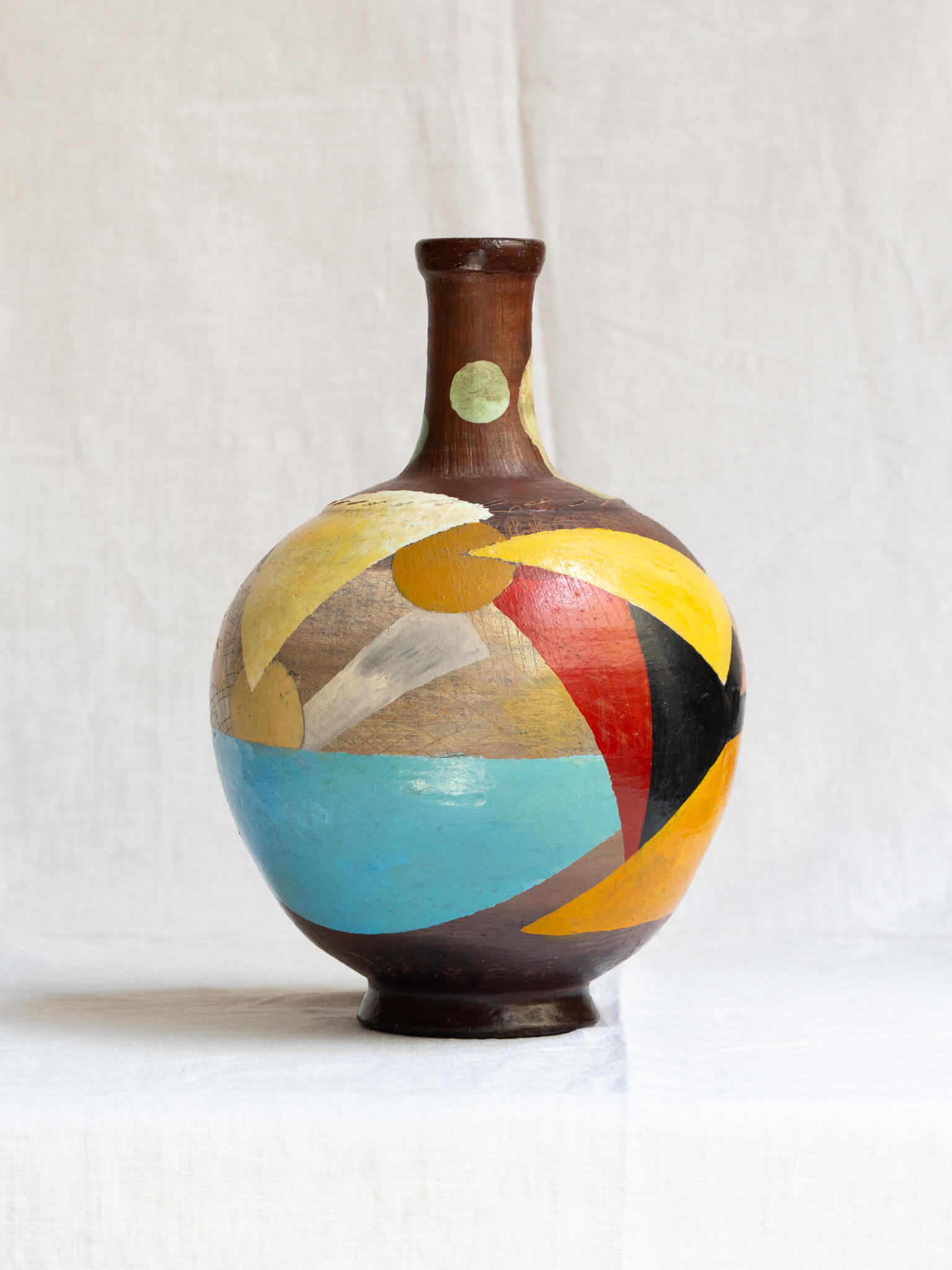 Constructivist Decorated Vase