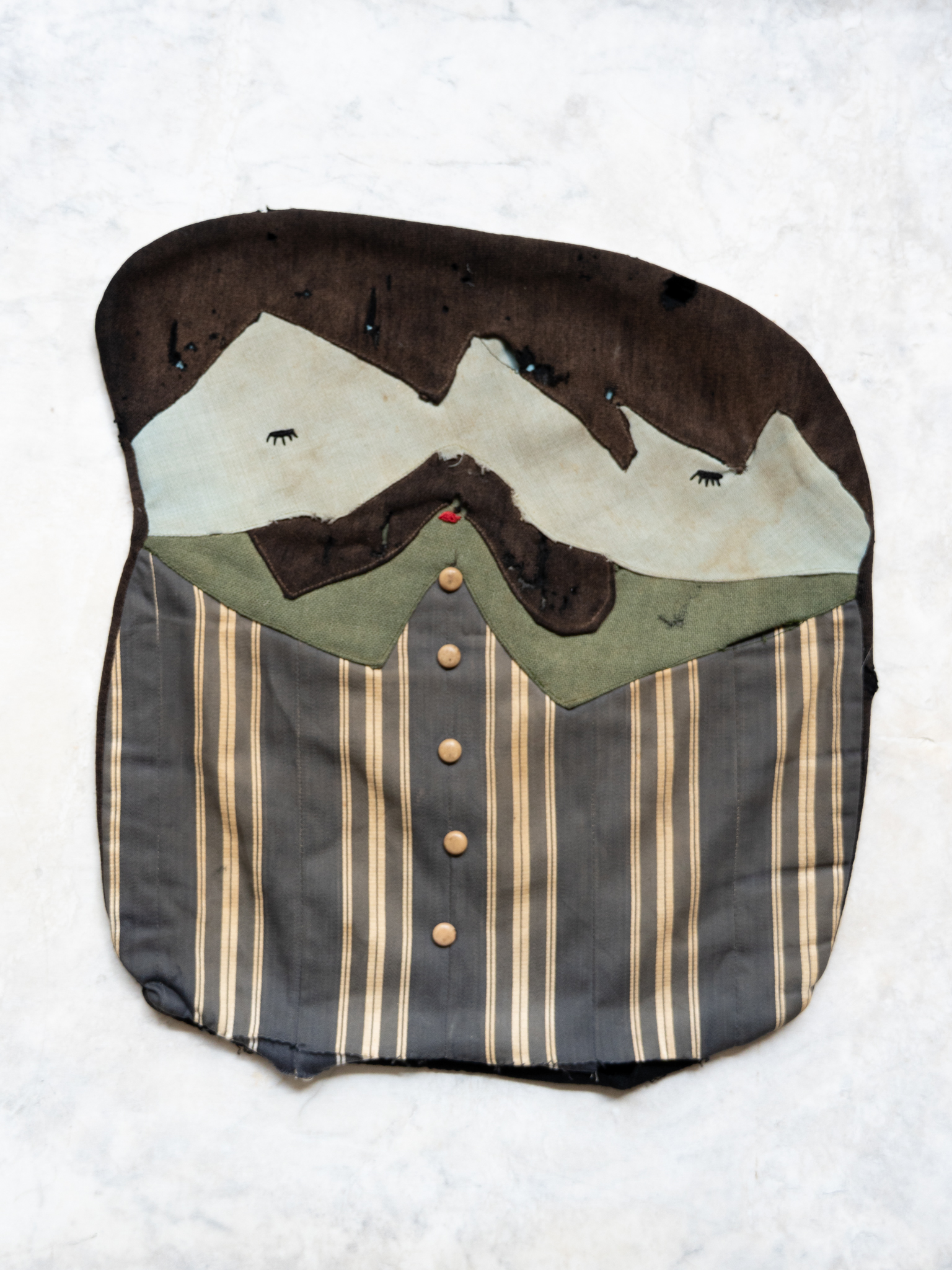 Early Pillowcase With Moustache