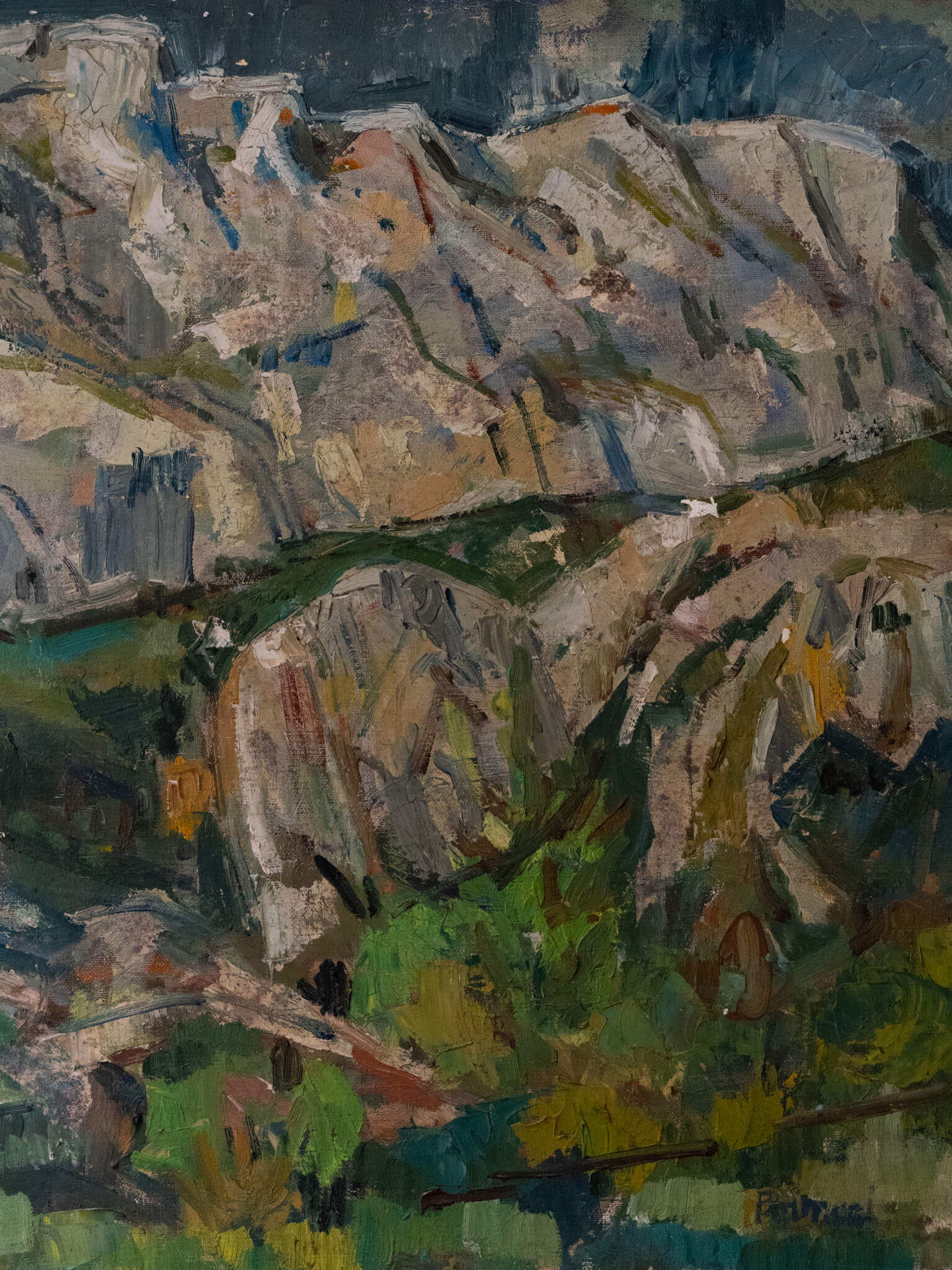 Mountainous Landscape Painting