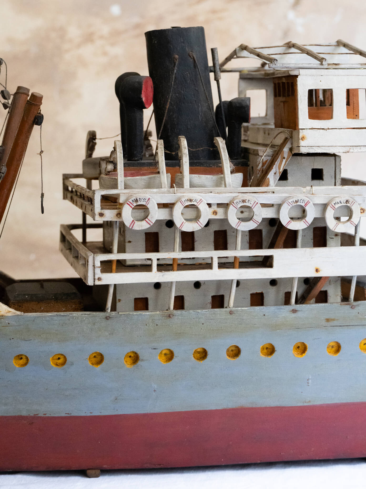 Large Homemade Ship Model