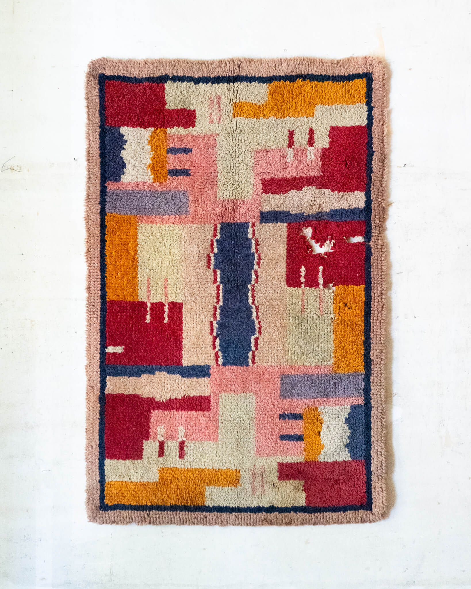 Modernist Hooked Rug