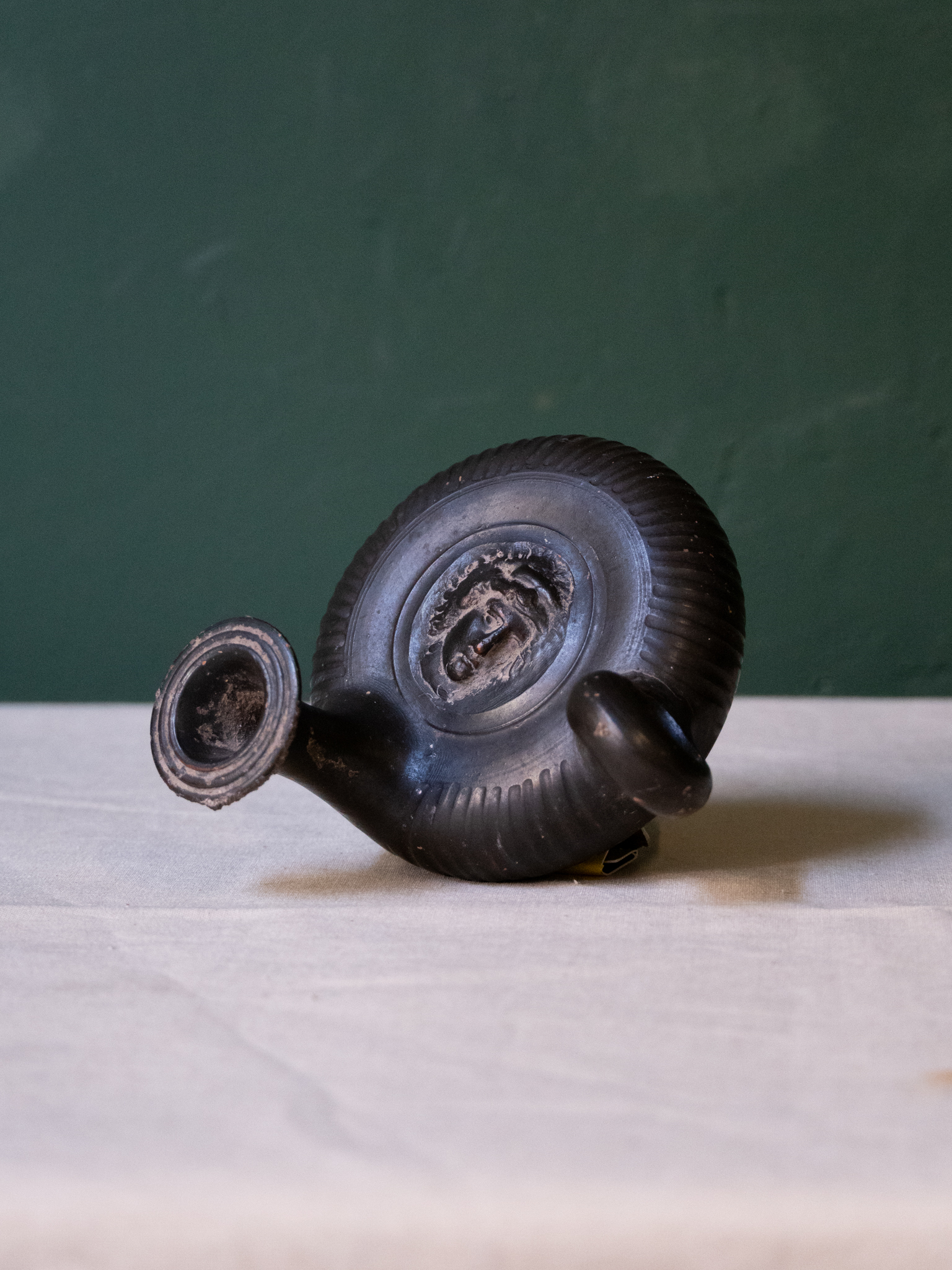 Black Glazed Apulian Guttus 