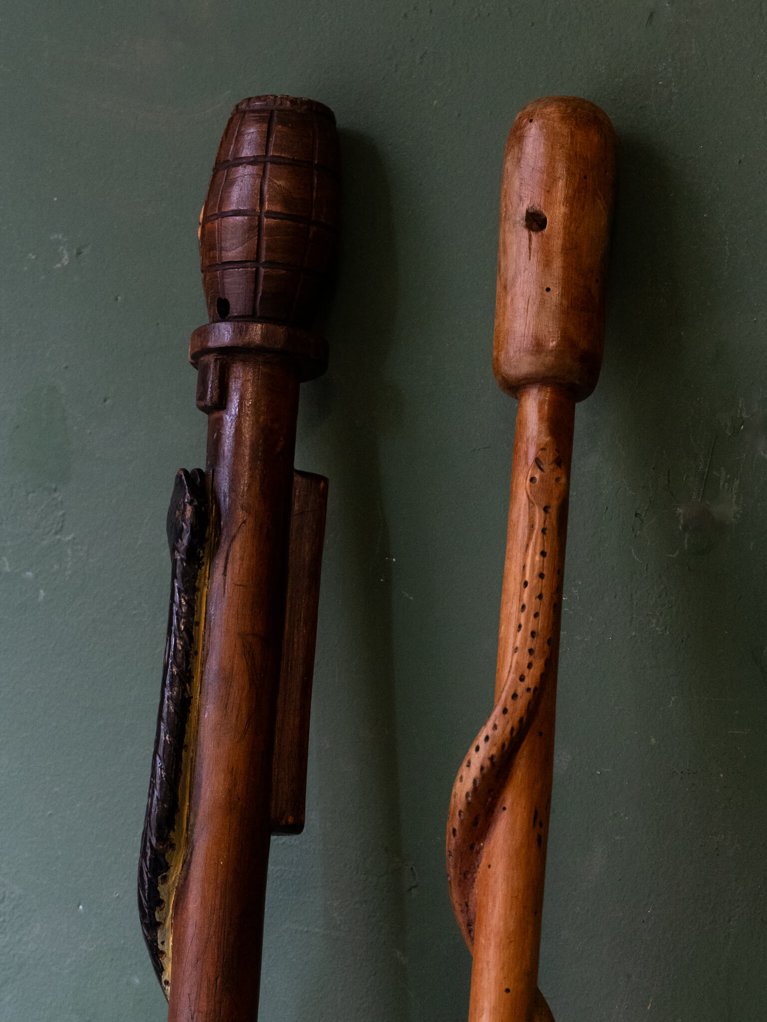 Folk Art Walking Sticks