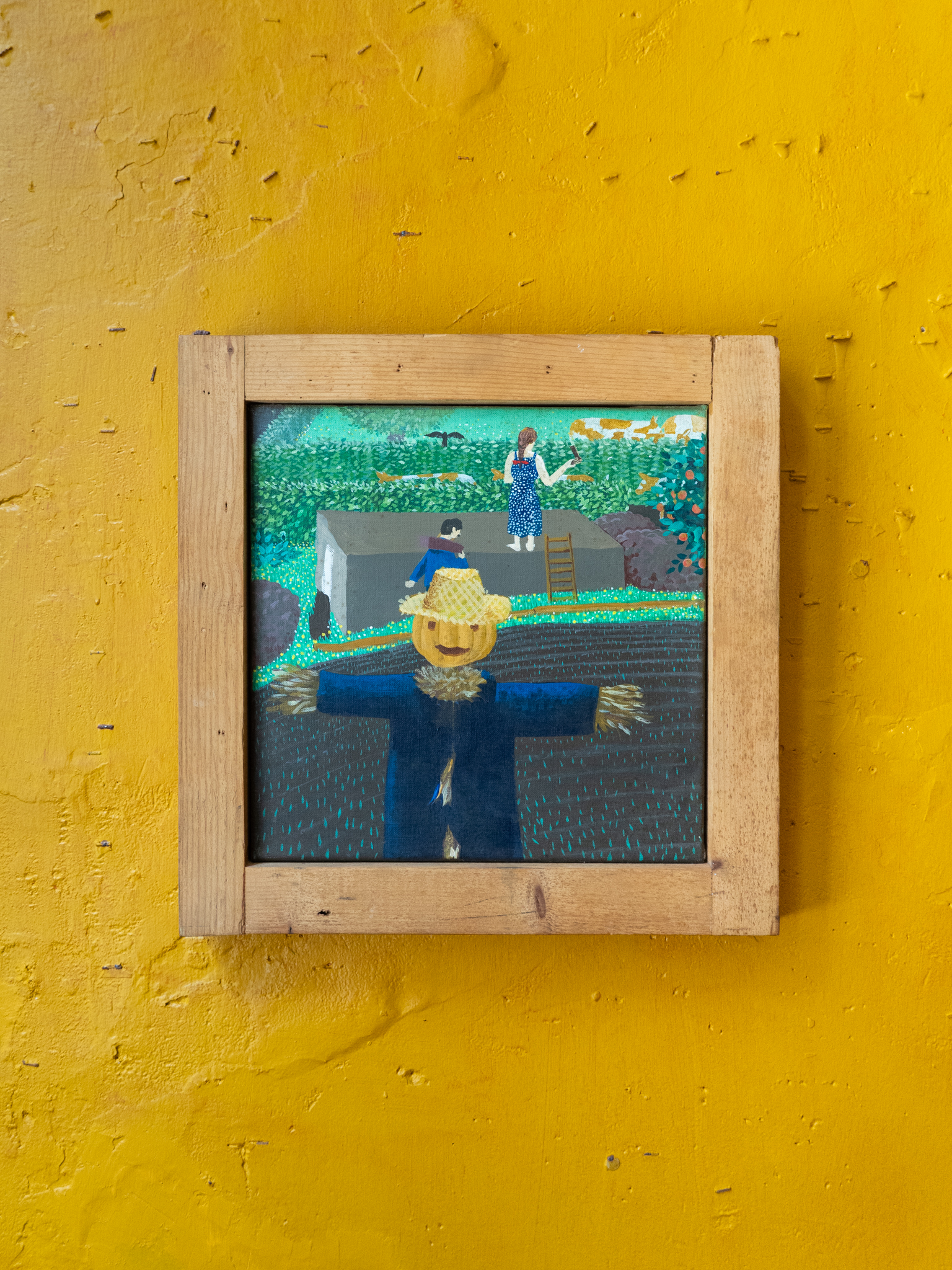 Vincent Groot, 'Crécelle de bétail aveq d'oiseau dans le bourgogne', 1991