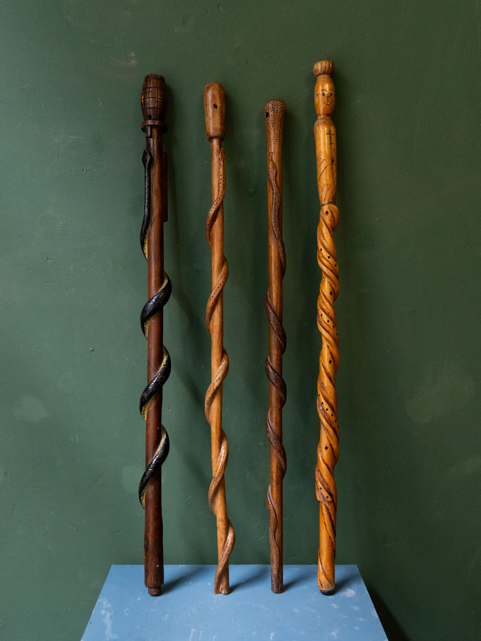Folk Art Walking Sticks