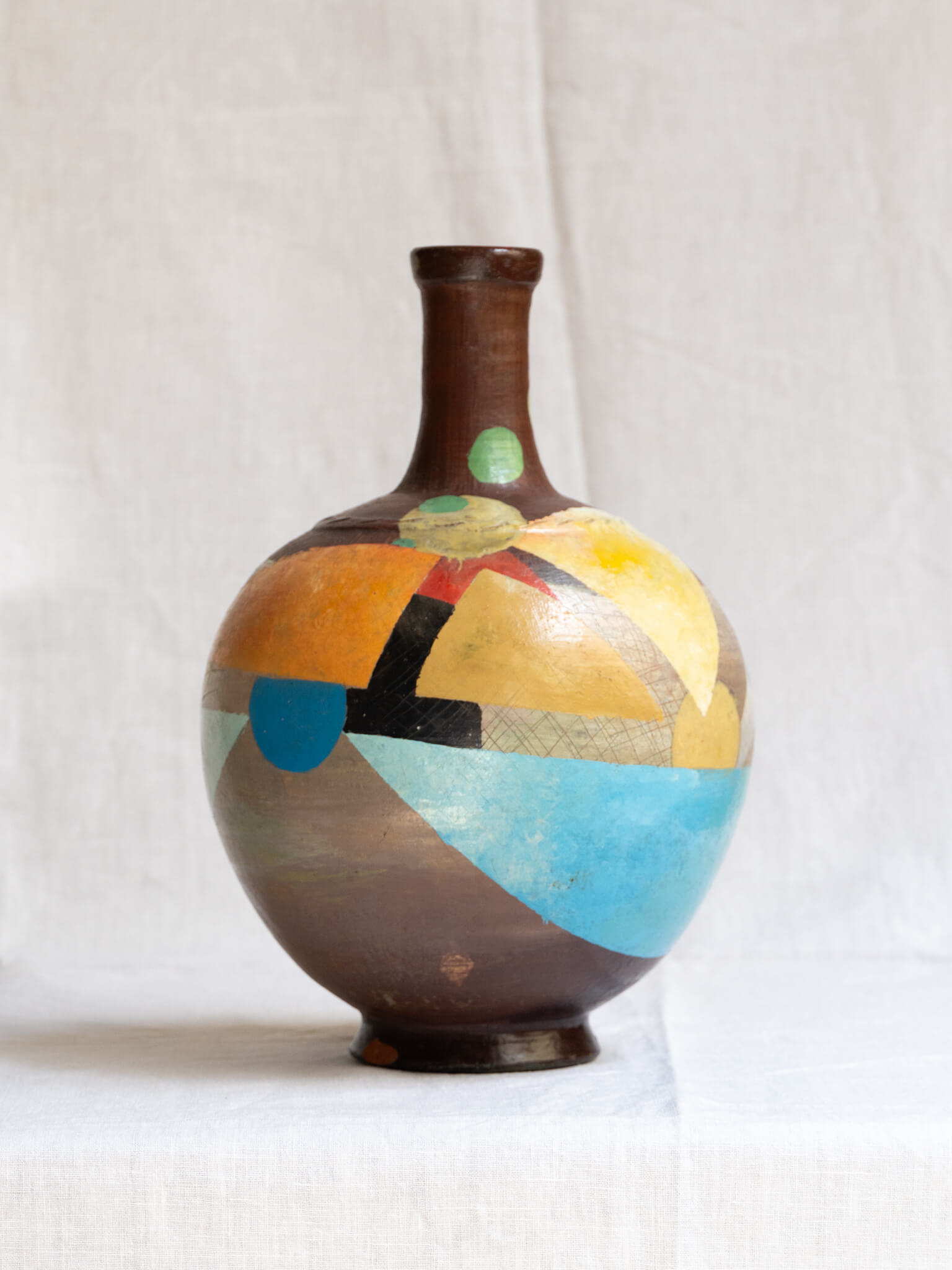 Constructivist Decorated Vase