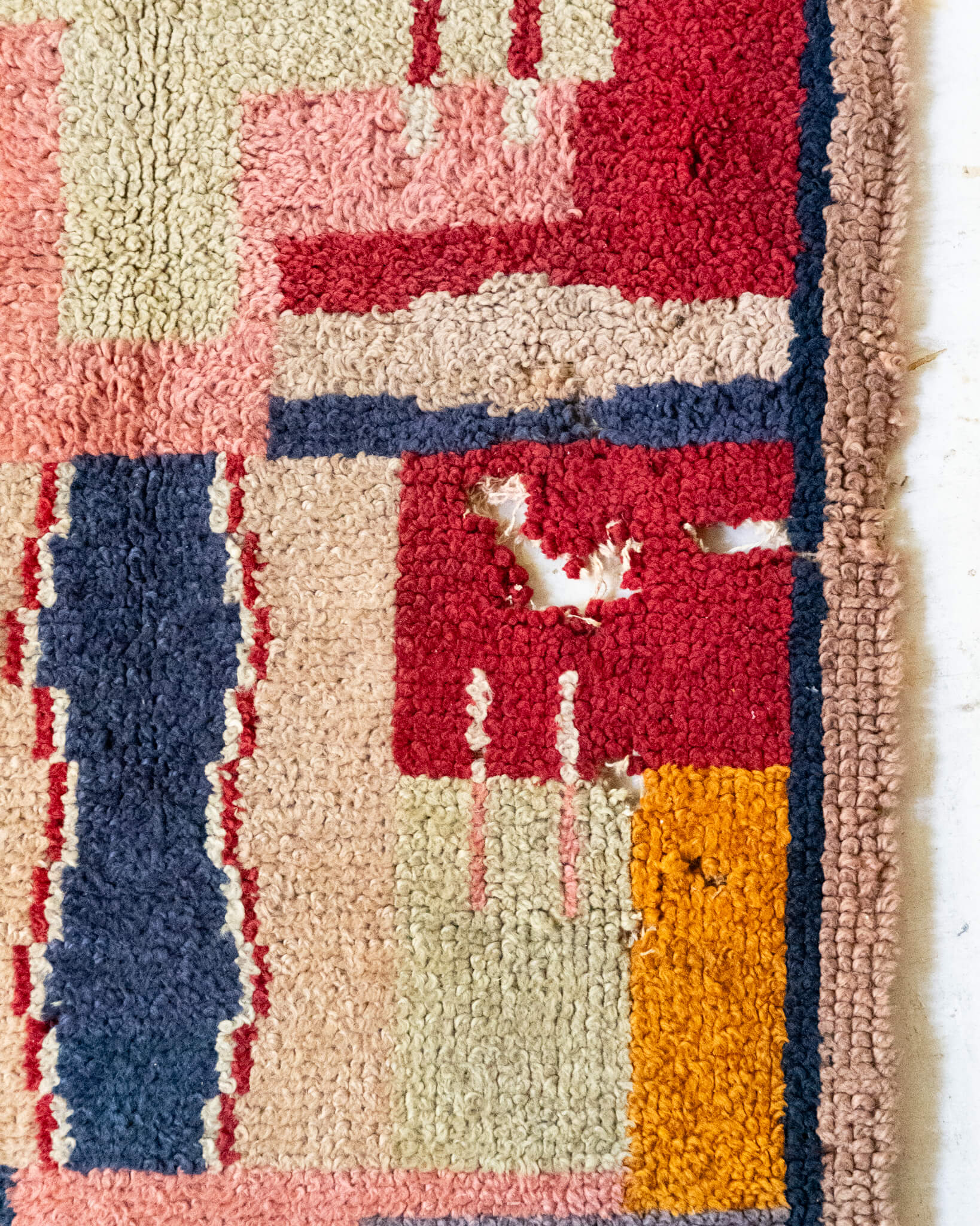 Modernist Hooked Rug