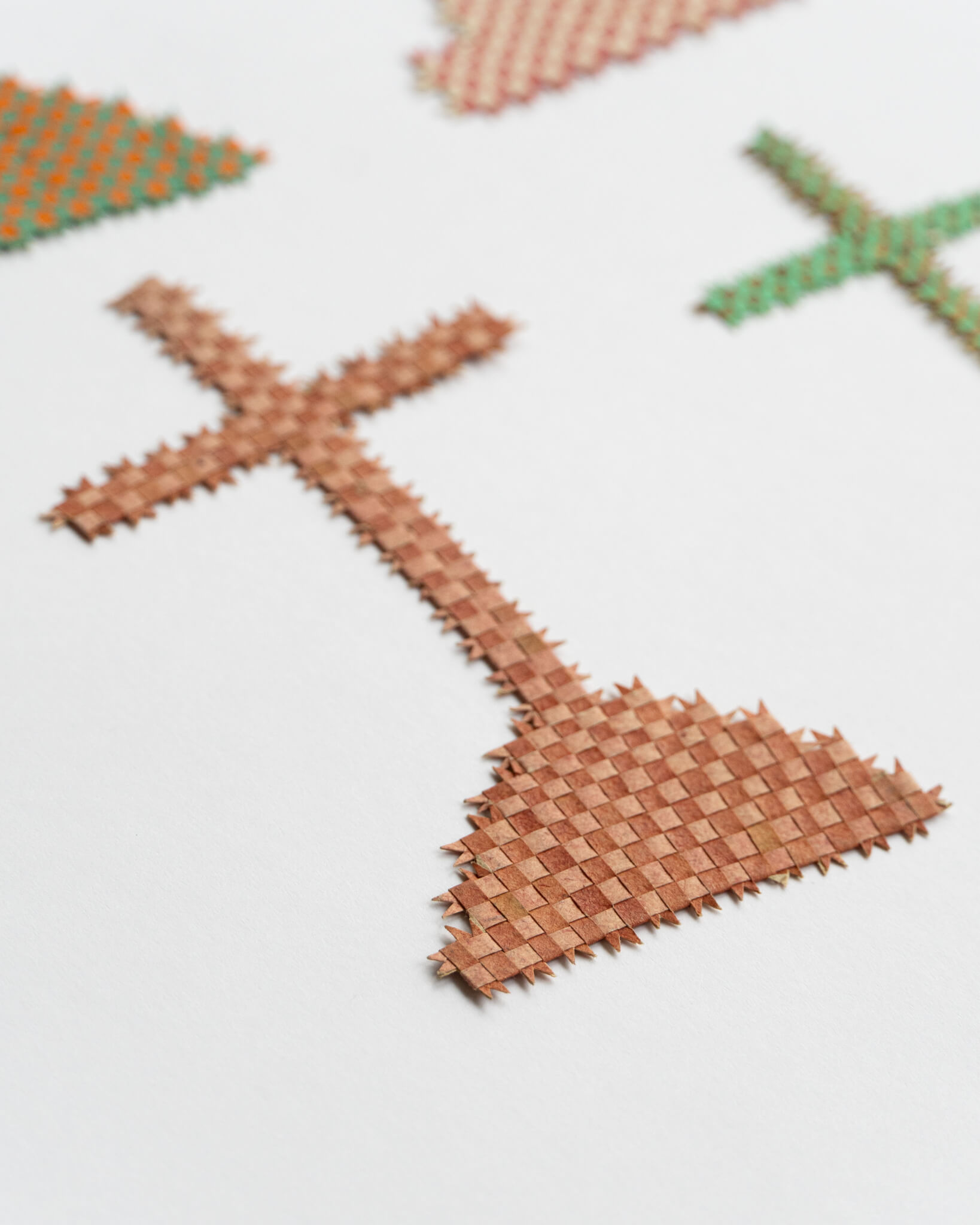 Woven Paper Crosses