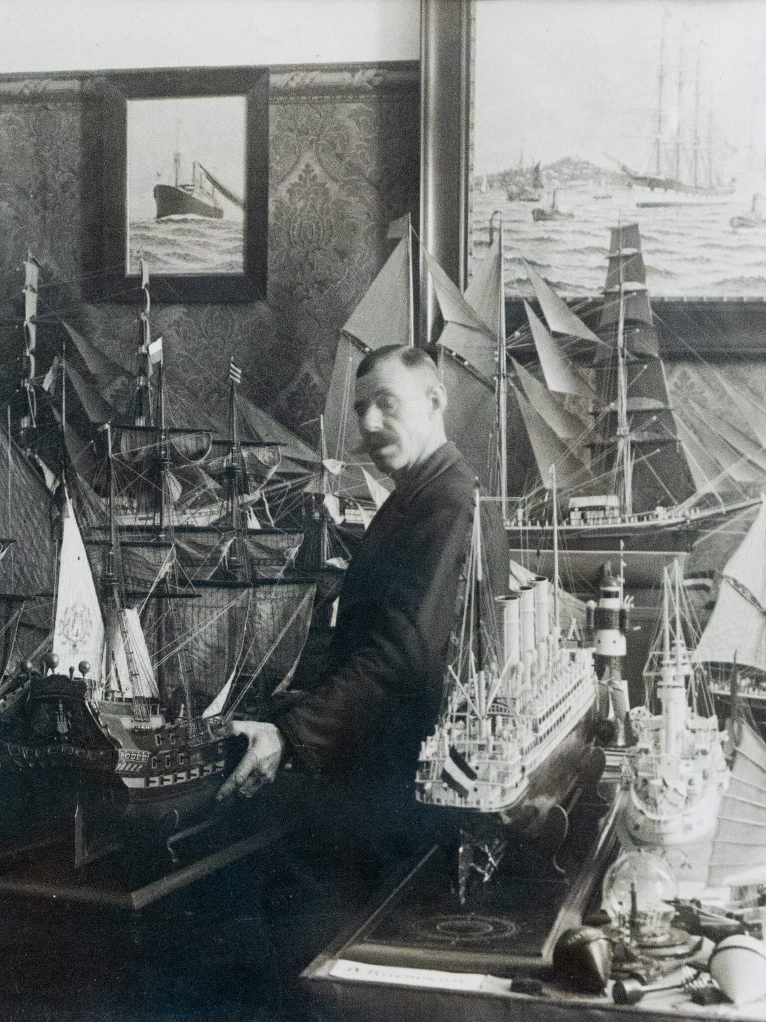 Model Ship Builder Photo