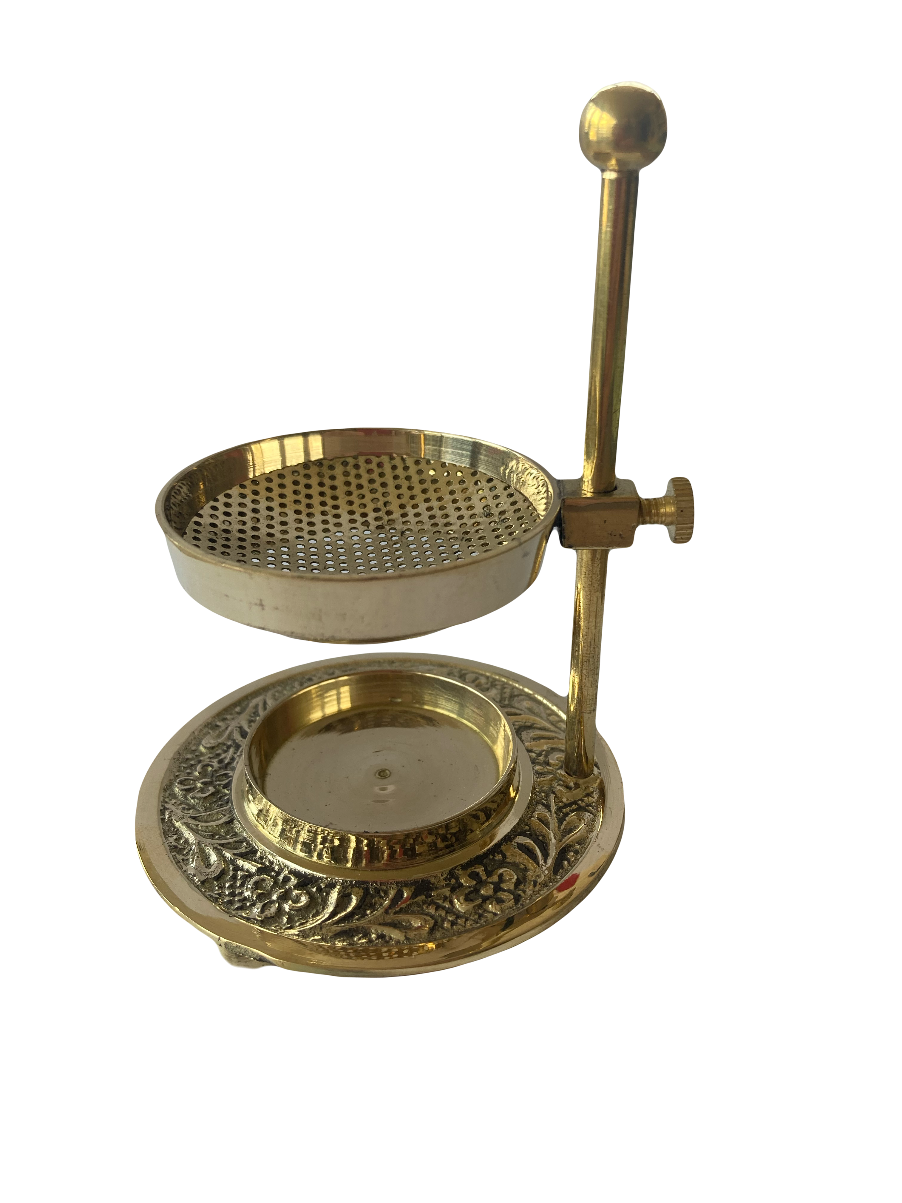 Resin Incense Warmer - Adjustable Brass or Silver Colour