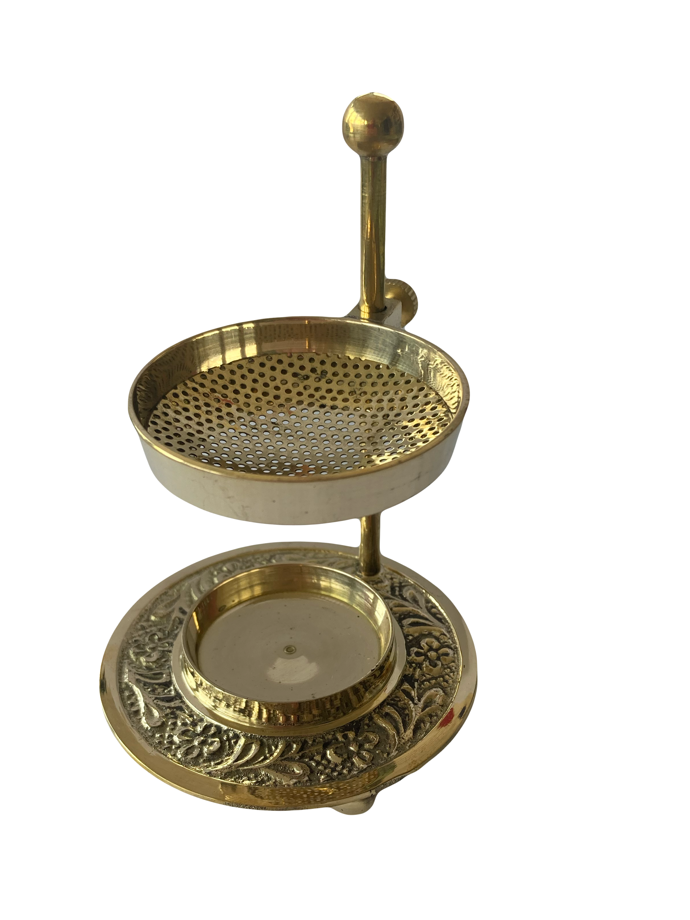 Resin Incense Warmer - Adjustable Brass or Silver Colour