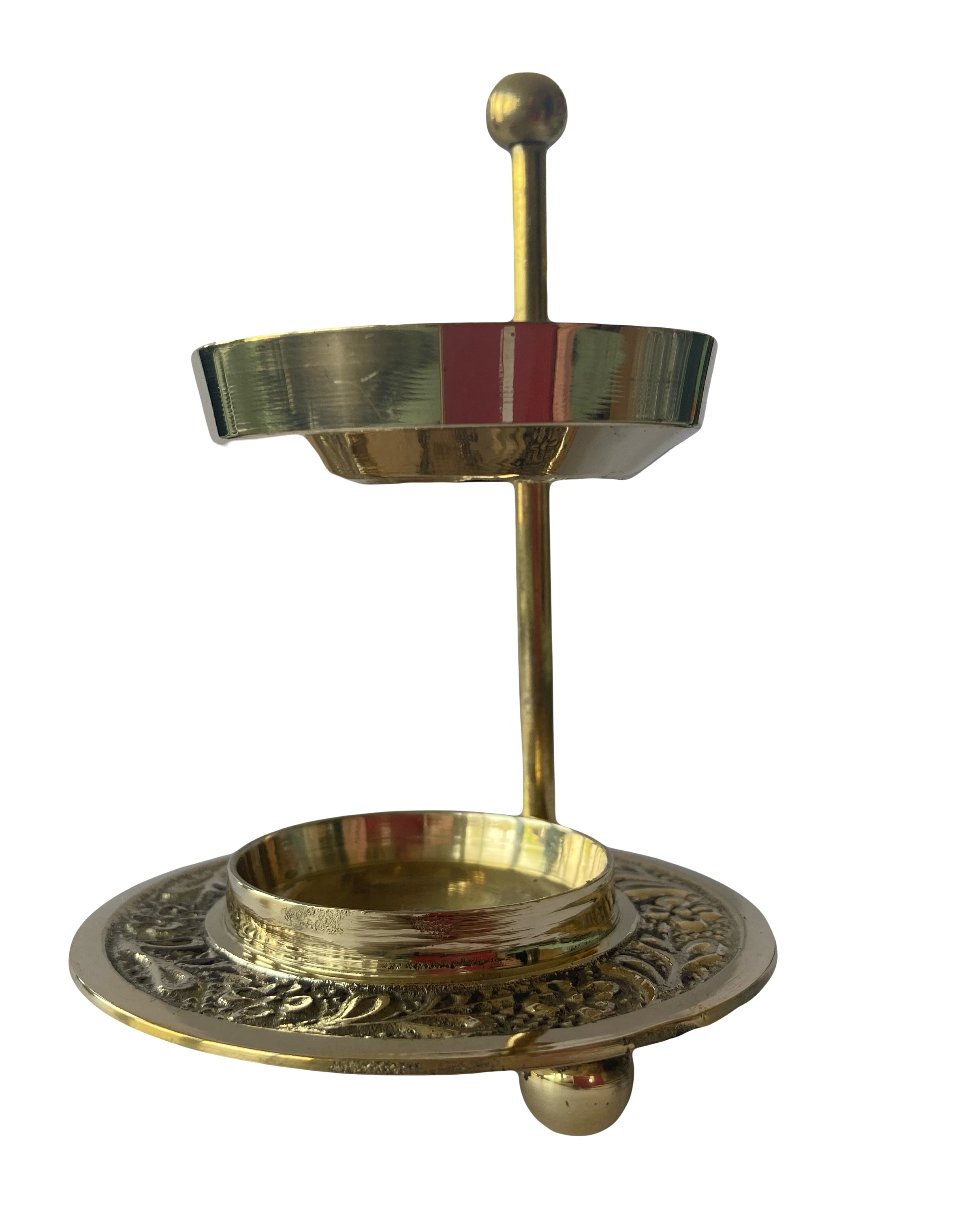 Resin Incense Warmer - Adjustable Brass or Silver Colour