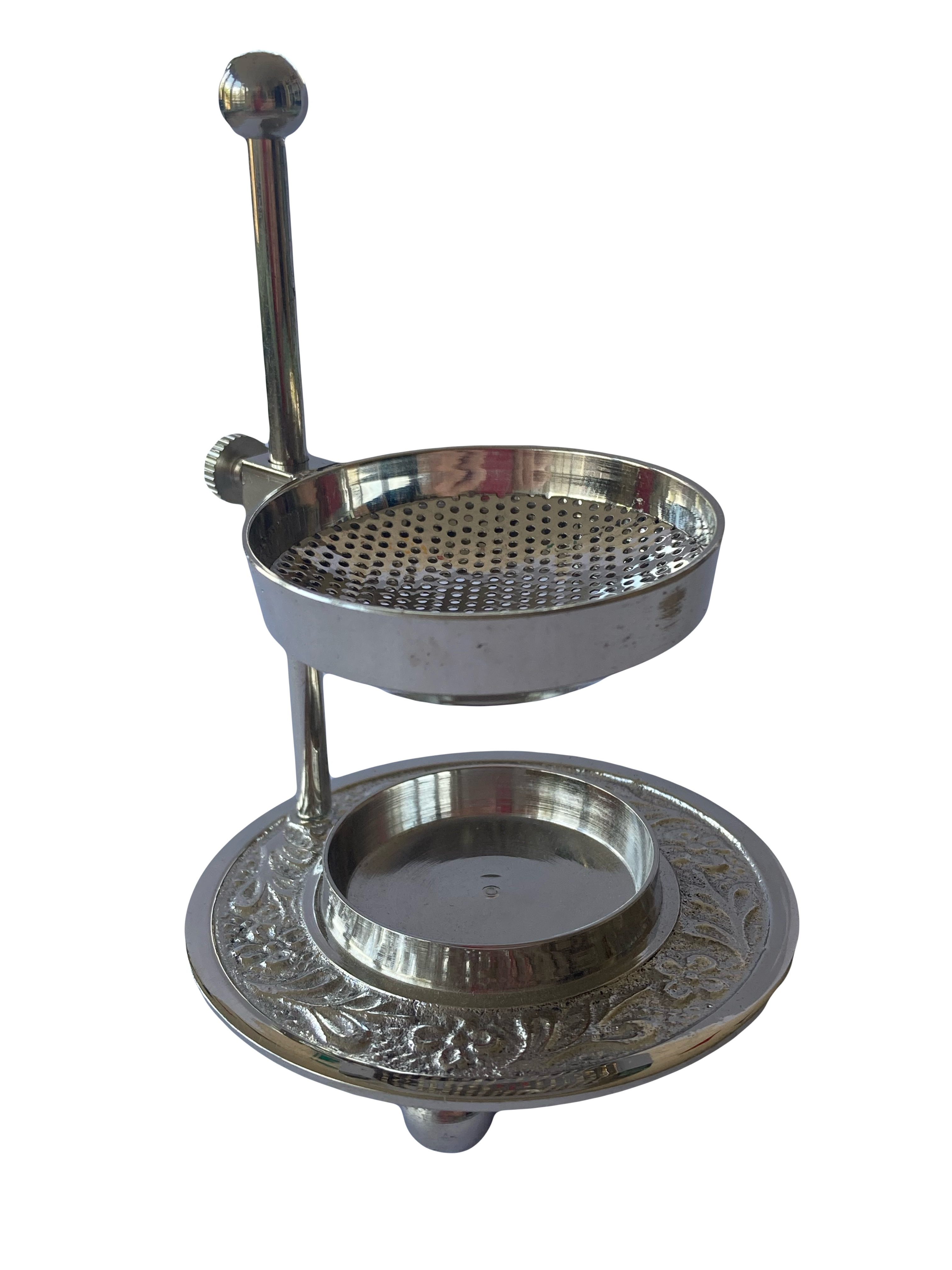 Resin Incense Warmer - Adjustable Brass or Silver Colour
