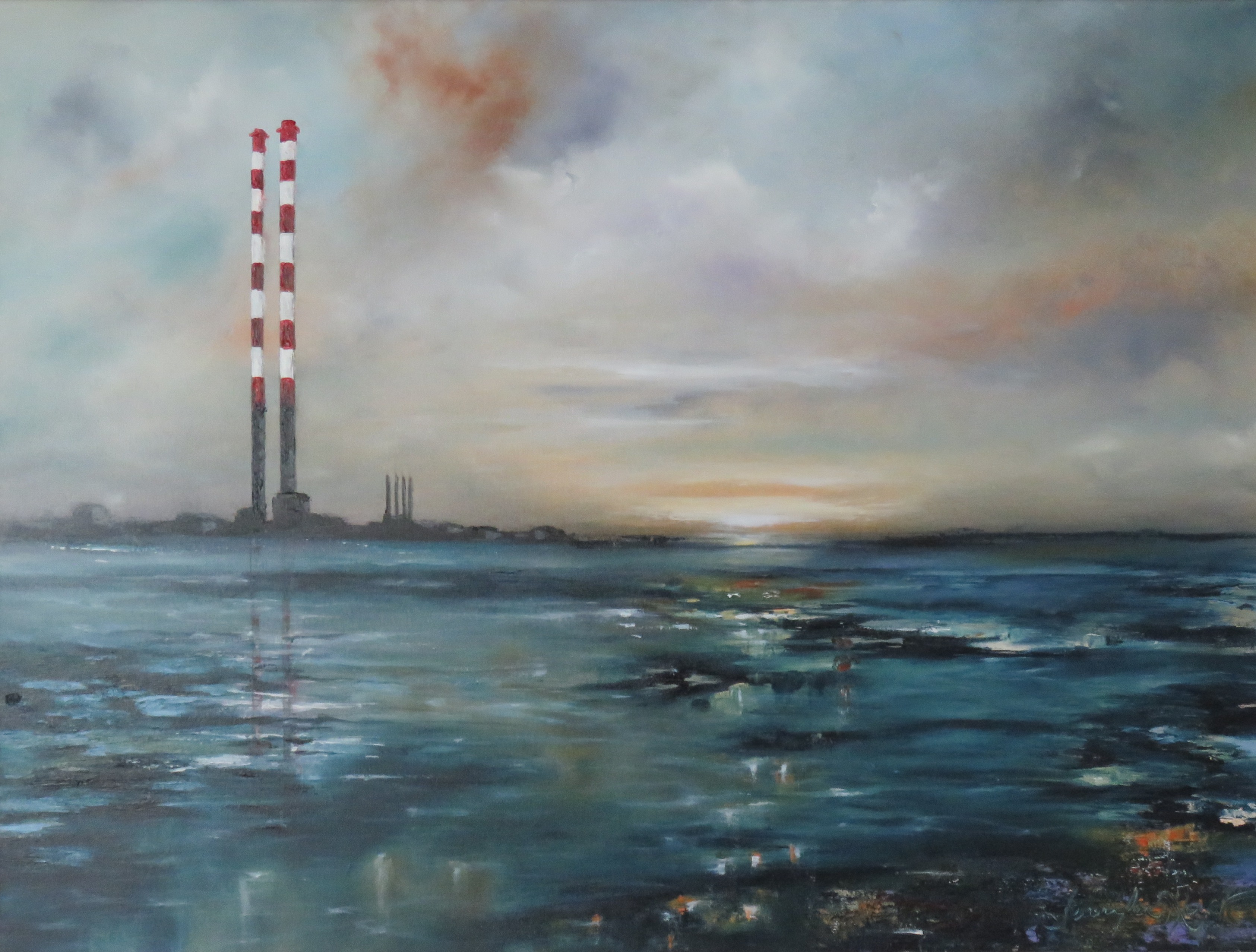 Sunset Over Poolbeg