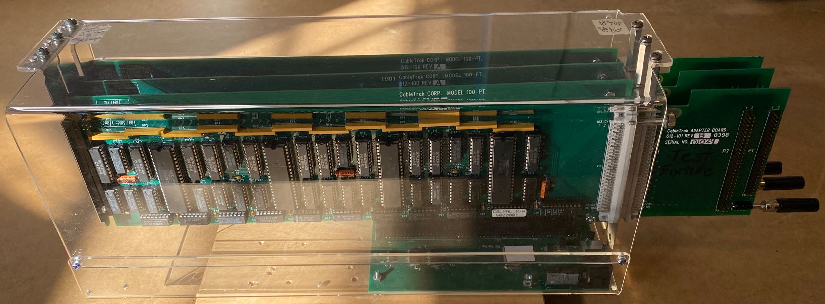 Model 100 PT. 100 Test Point System - 1 Board System  (CTS-1) (3 BOARD SYSTEM SHOWN)