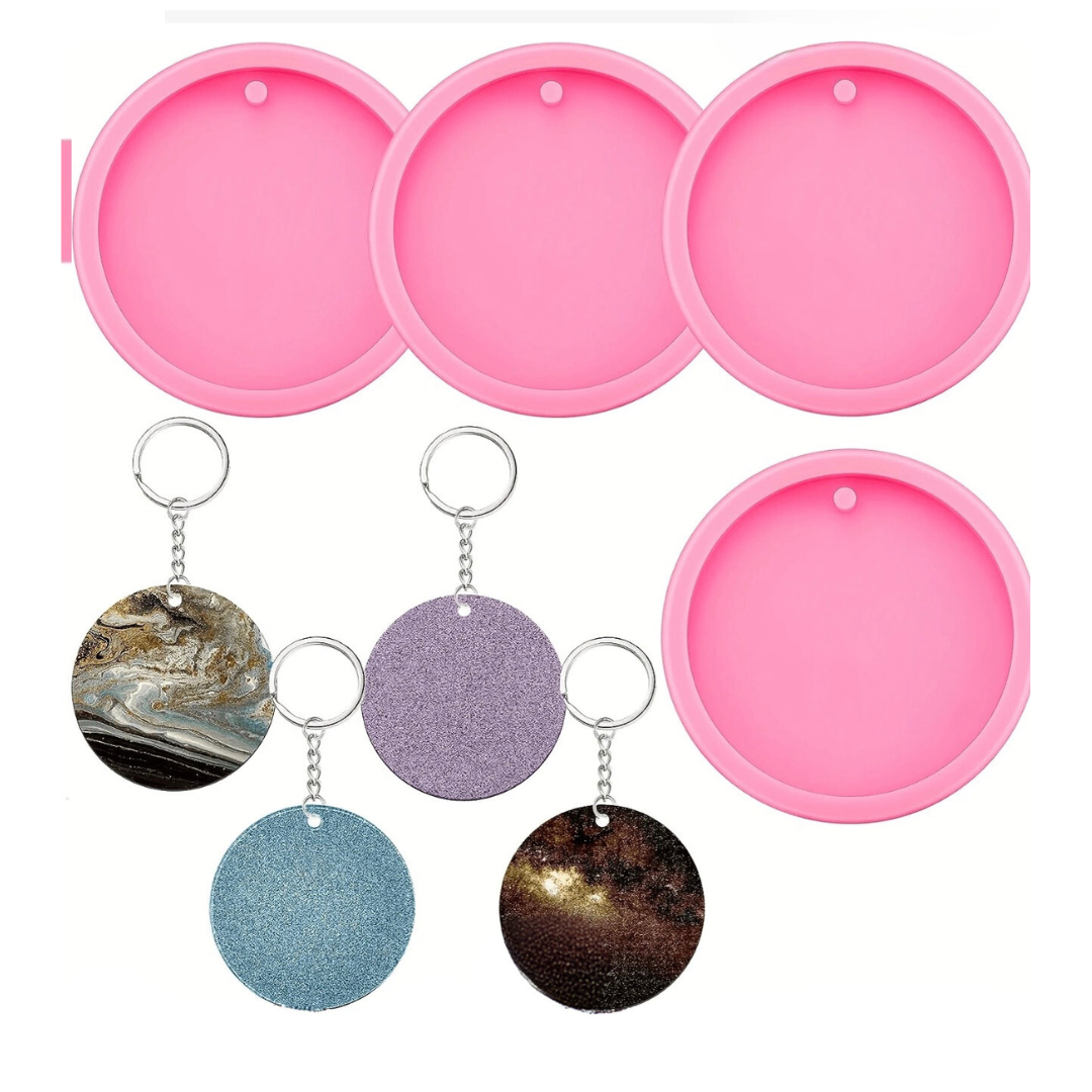 Moldes de silicona para llaveros