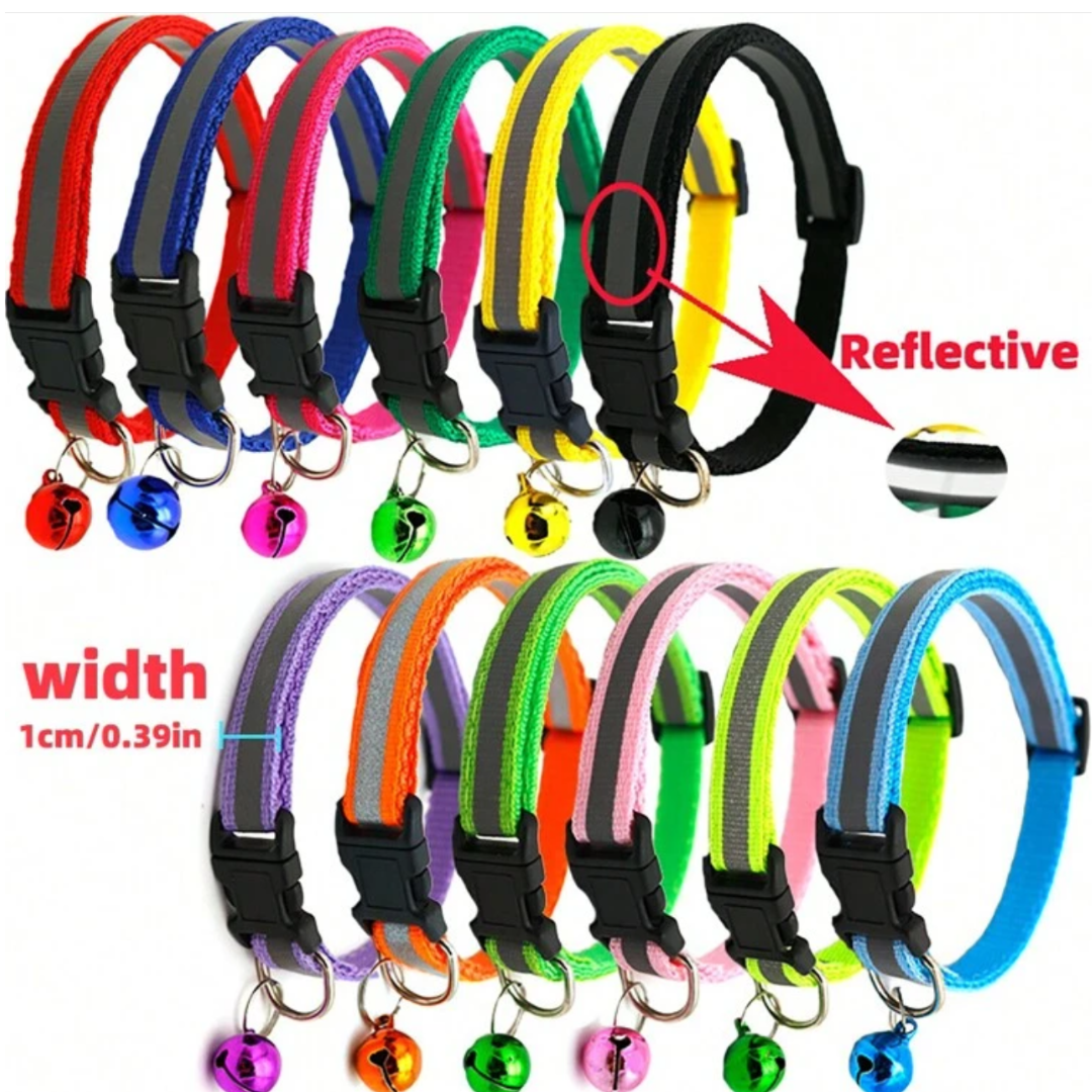 Collares reflectantes para gatos